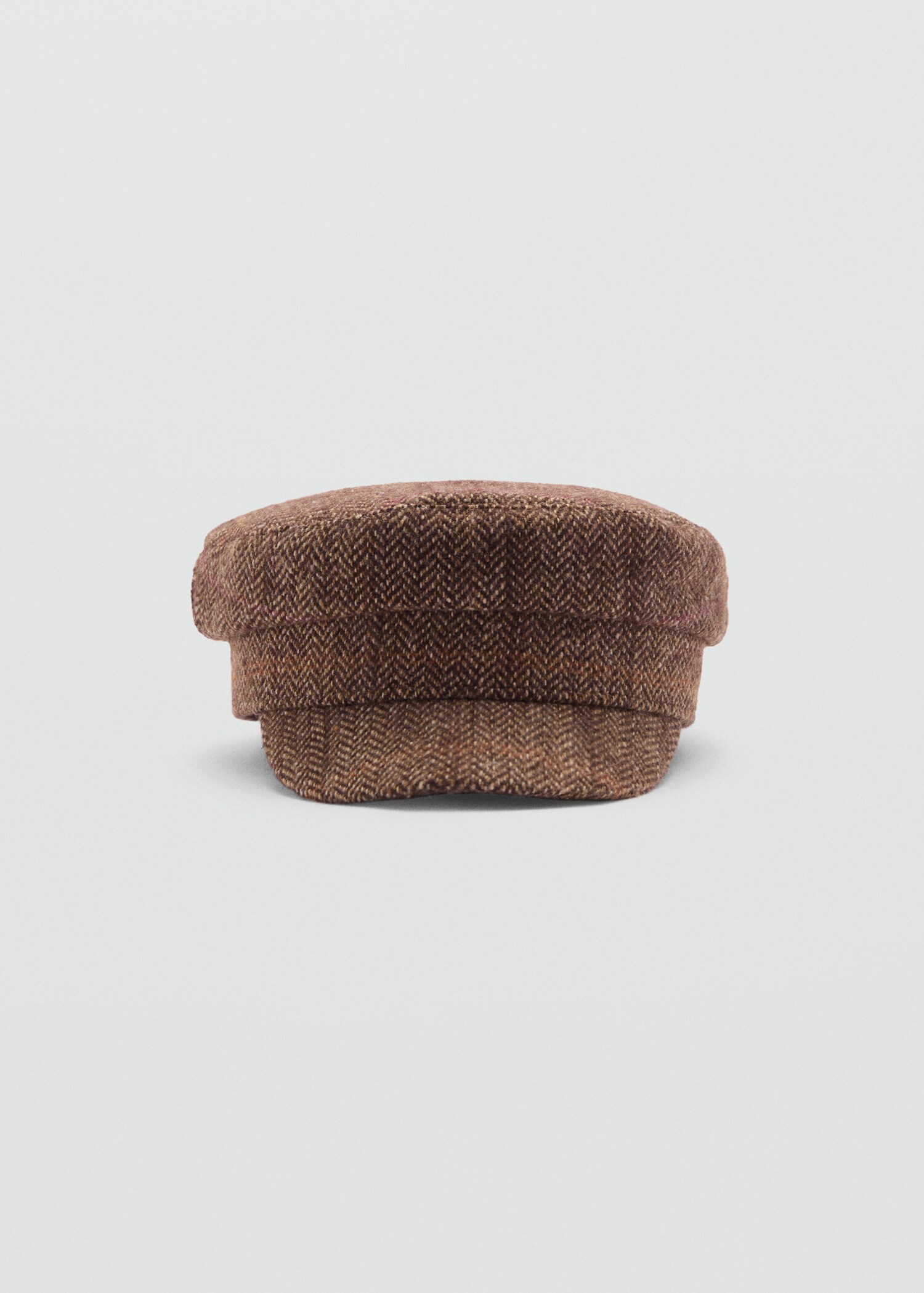 Herringbone baker cap - Medium plane