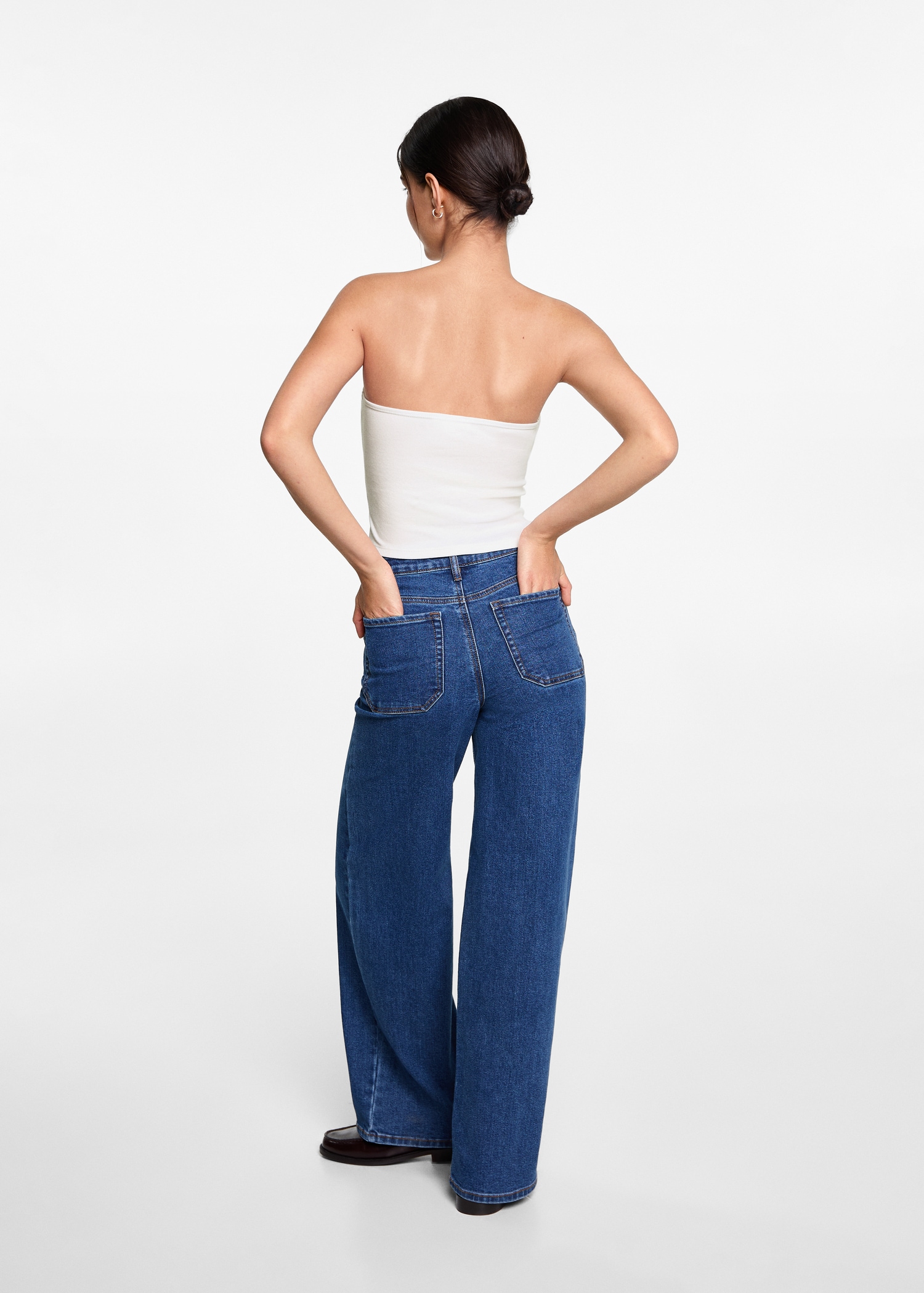 Knot crop top - Reverse of the article