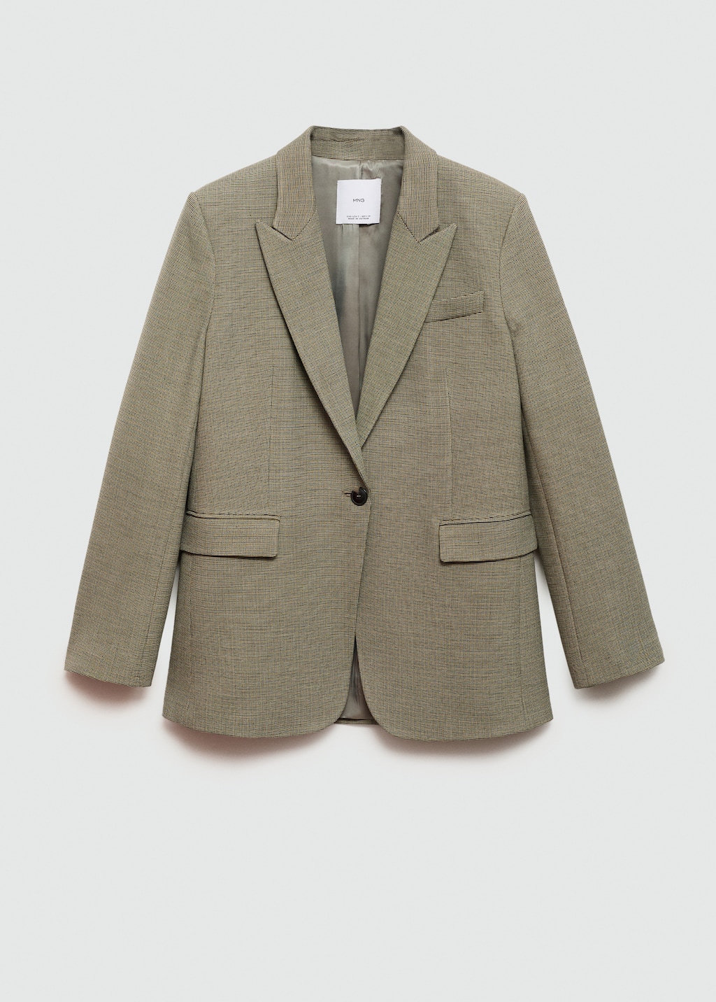 Check structured blazer mango new arrivals