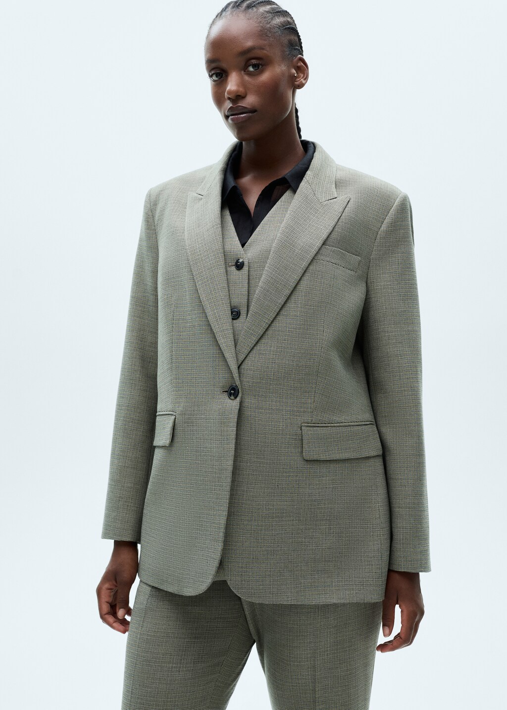 Houndstooth tuxedo jacket new arrivals
