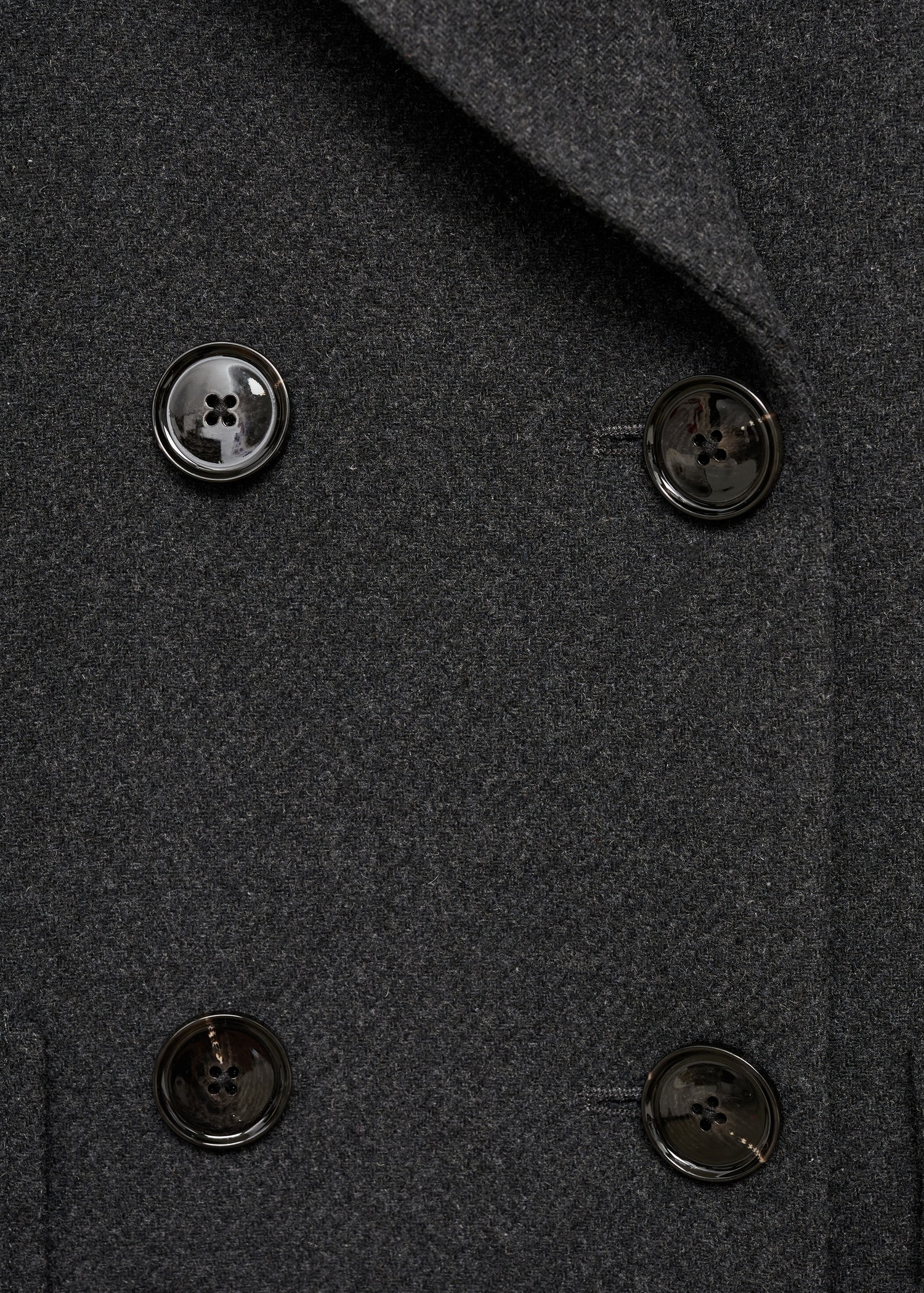 Double-breasted wool jacket - Details of the article 0