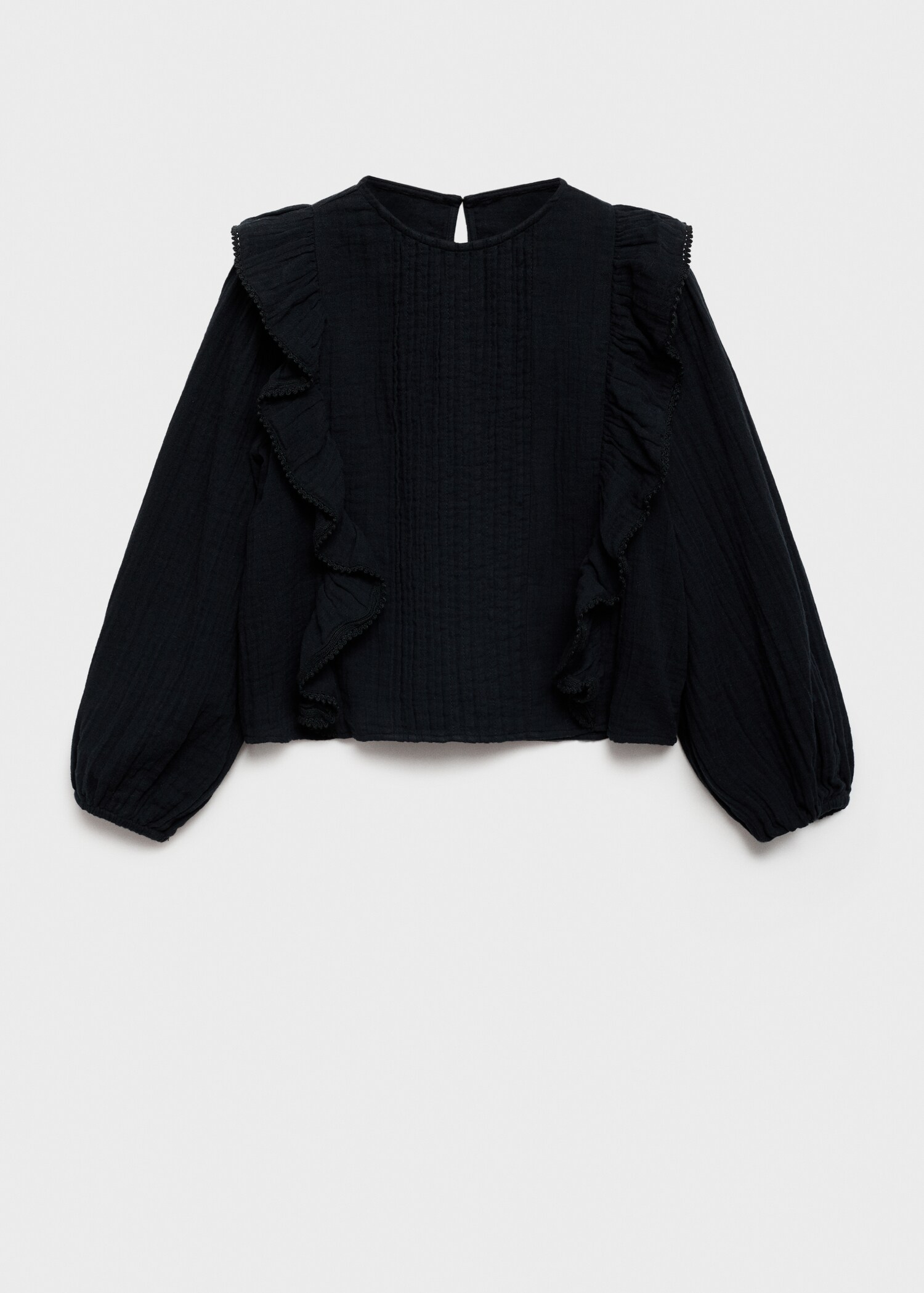 Frills embroidered shirt - Article without model