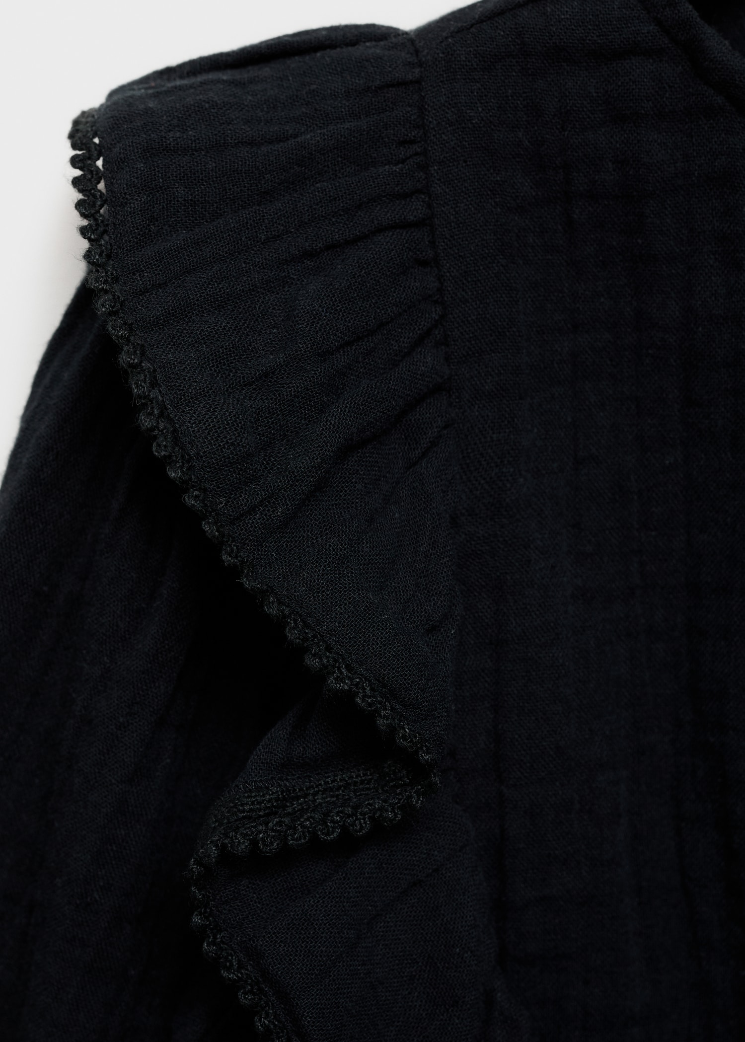 Frills embroidered shirt - Details of the article 8
