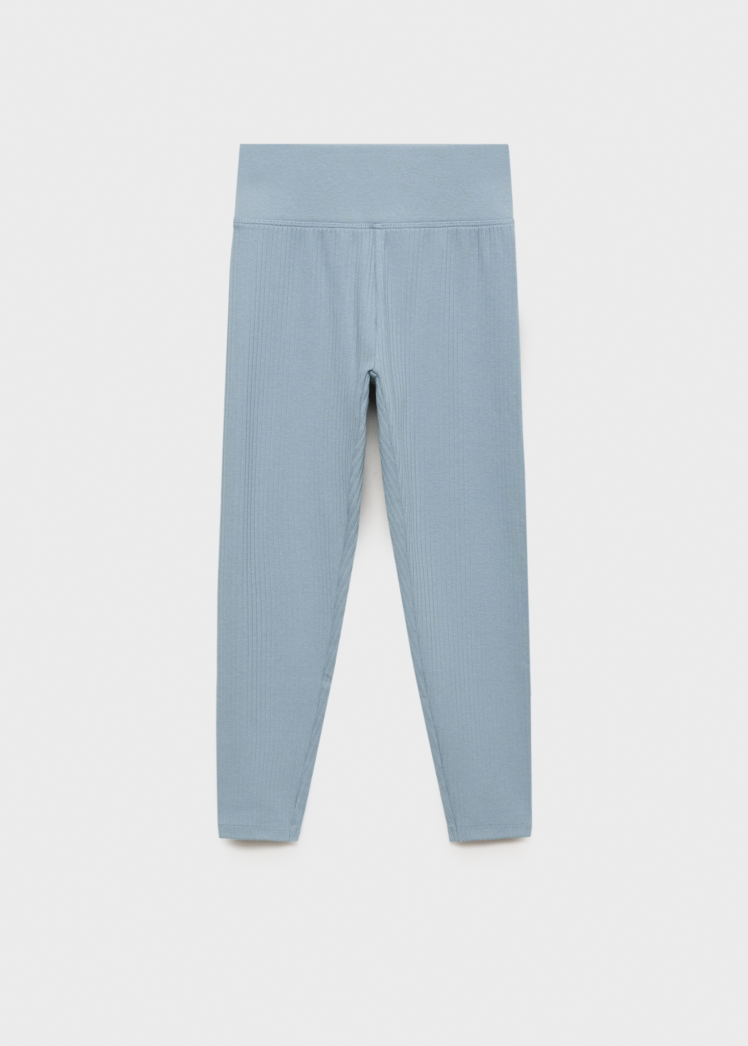 Cotton ribbed leggings - Article without model