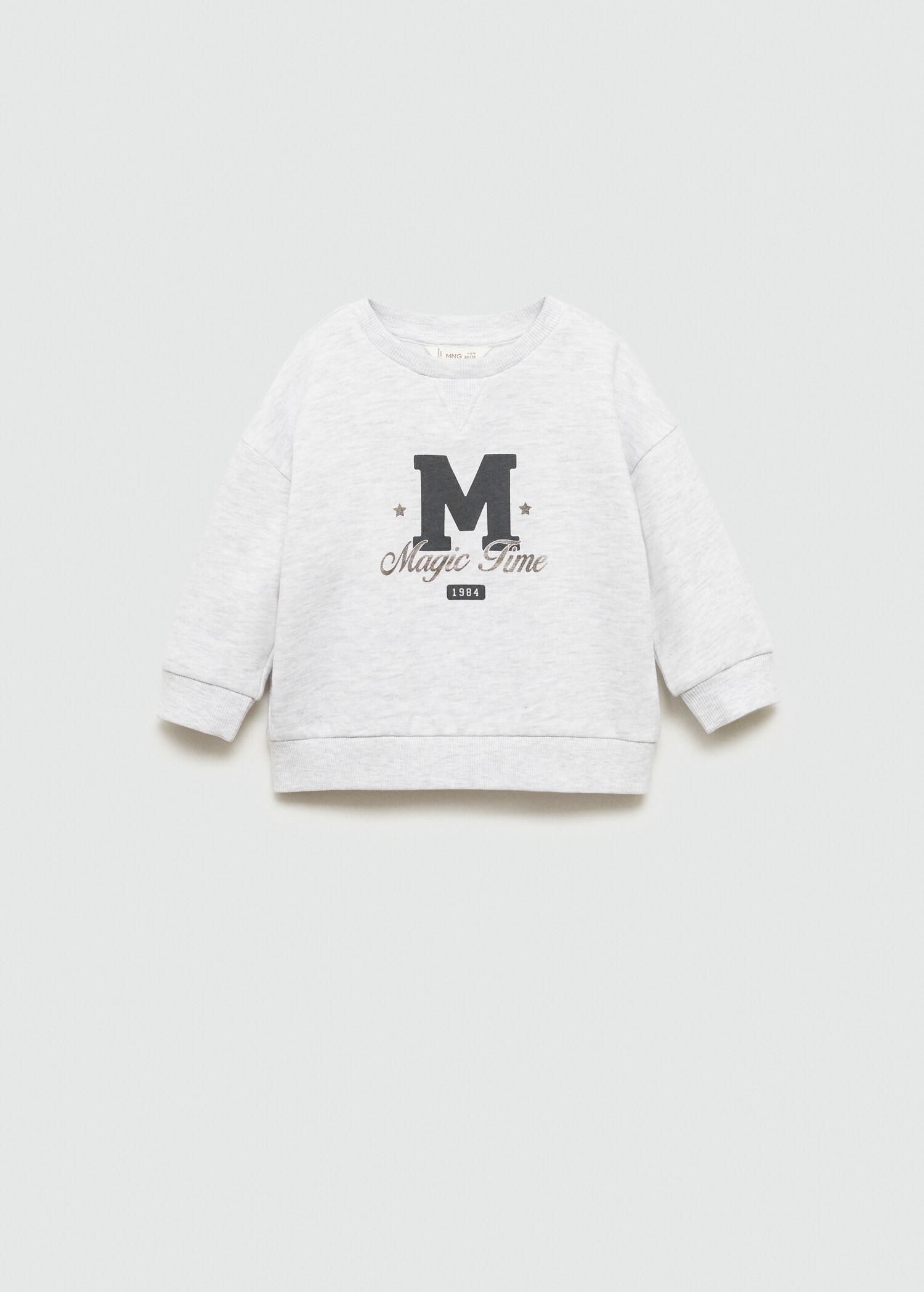 Printed cotton sweatshirt - Article without model