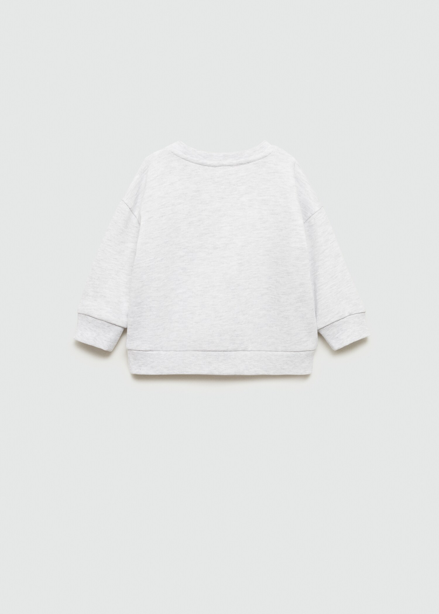 Printed cotton sweatshirt - Reverse of the article