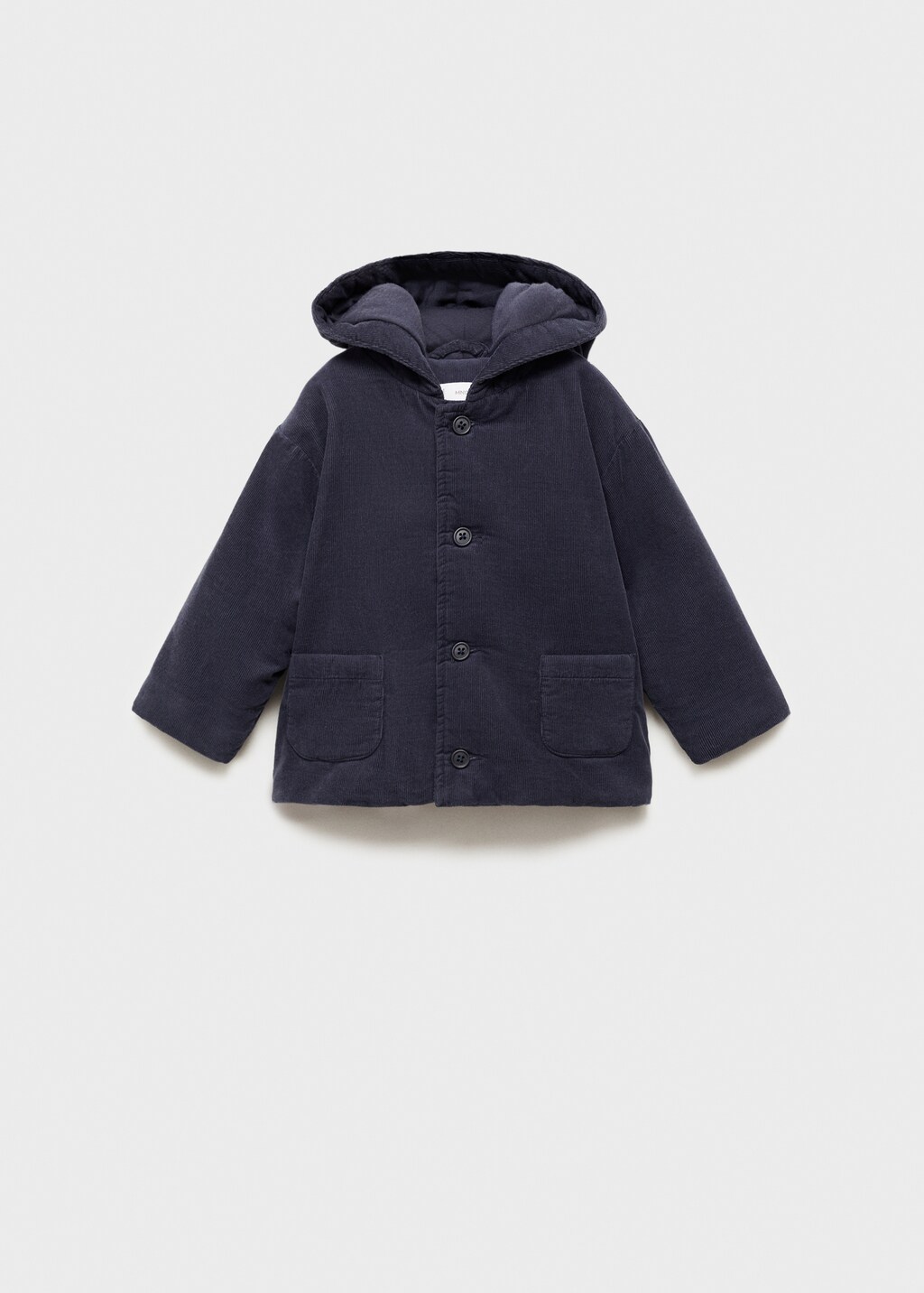 Hood corduroy coat Kids MANGO United Kingdom