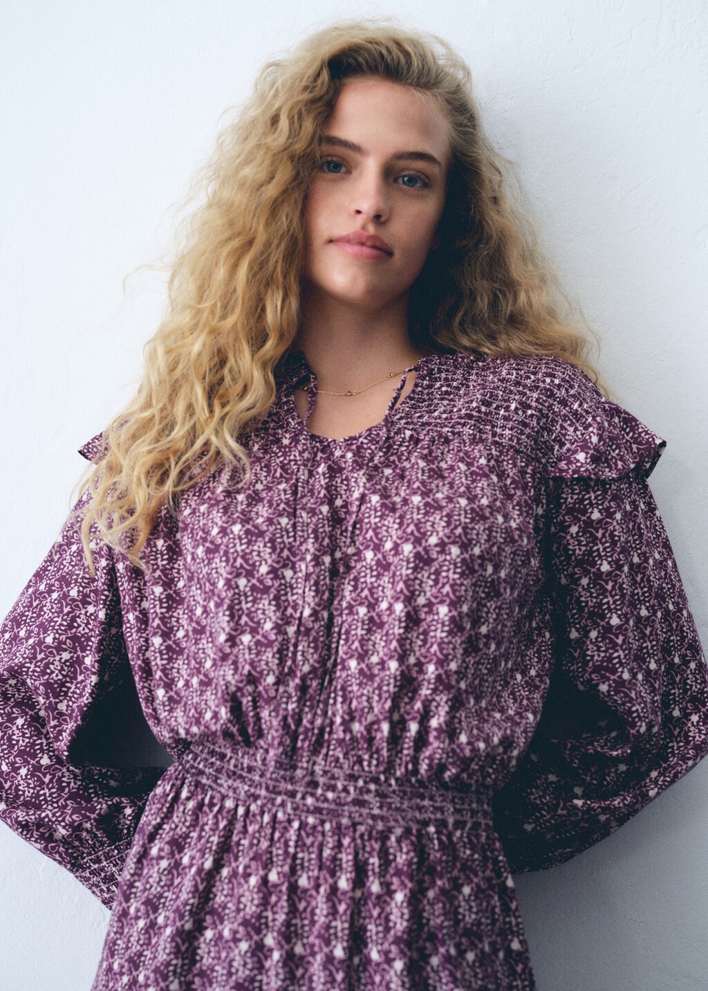 Mango robe outlet fleuri