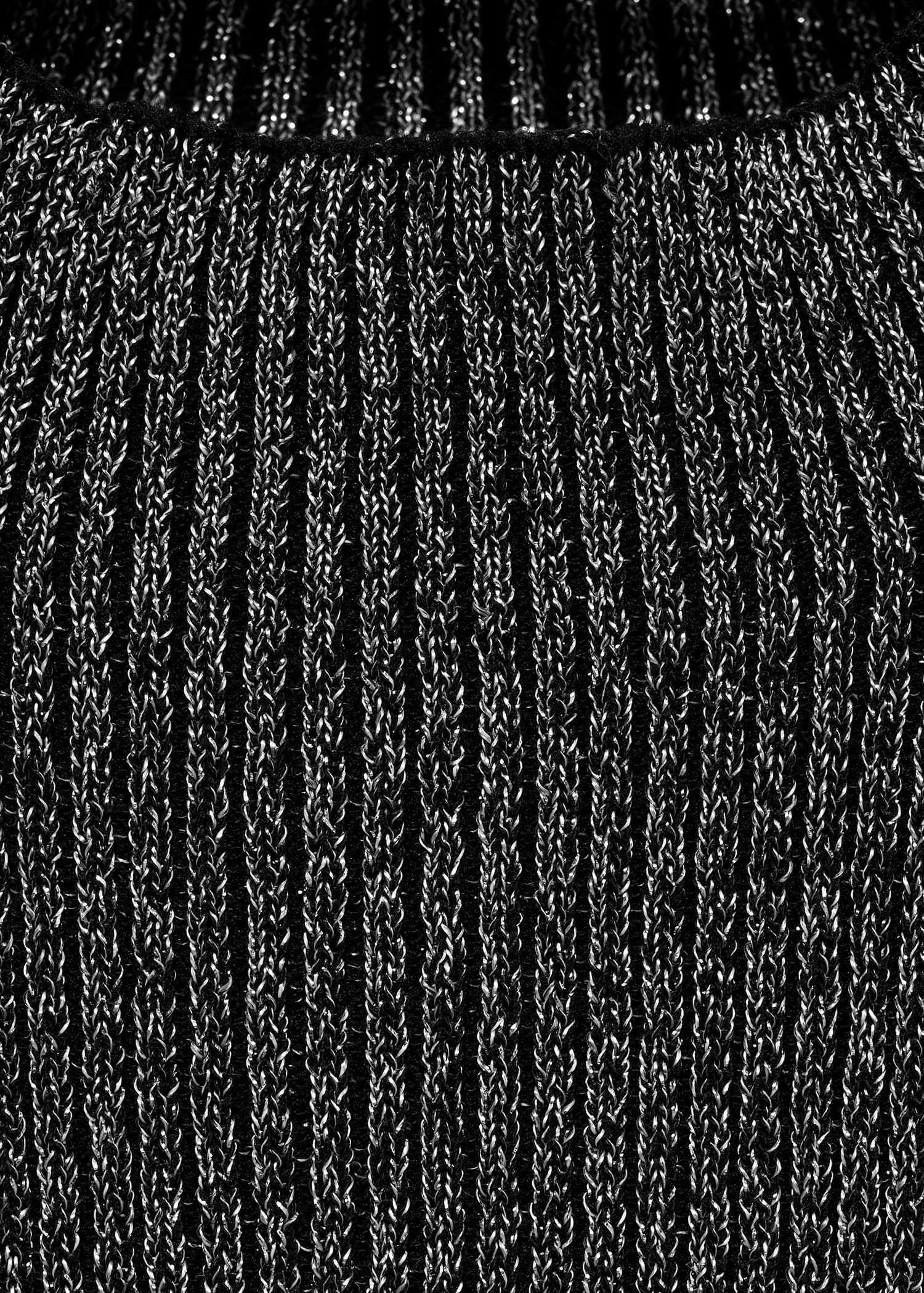 Turtleneck lurex top - Details of the article 8