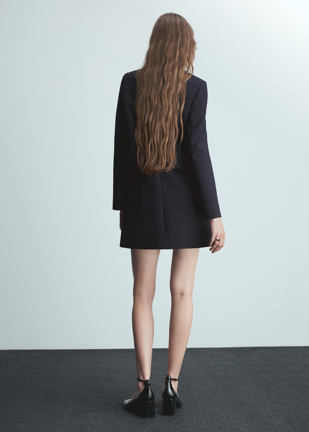 Veste crop double boutonnage