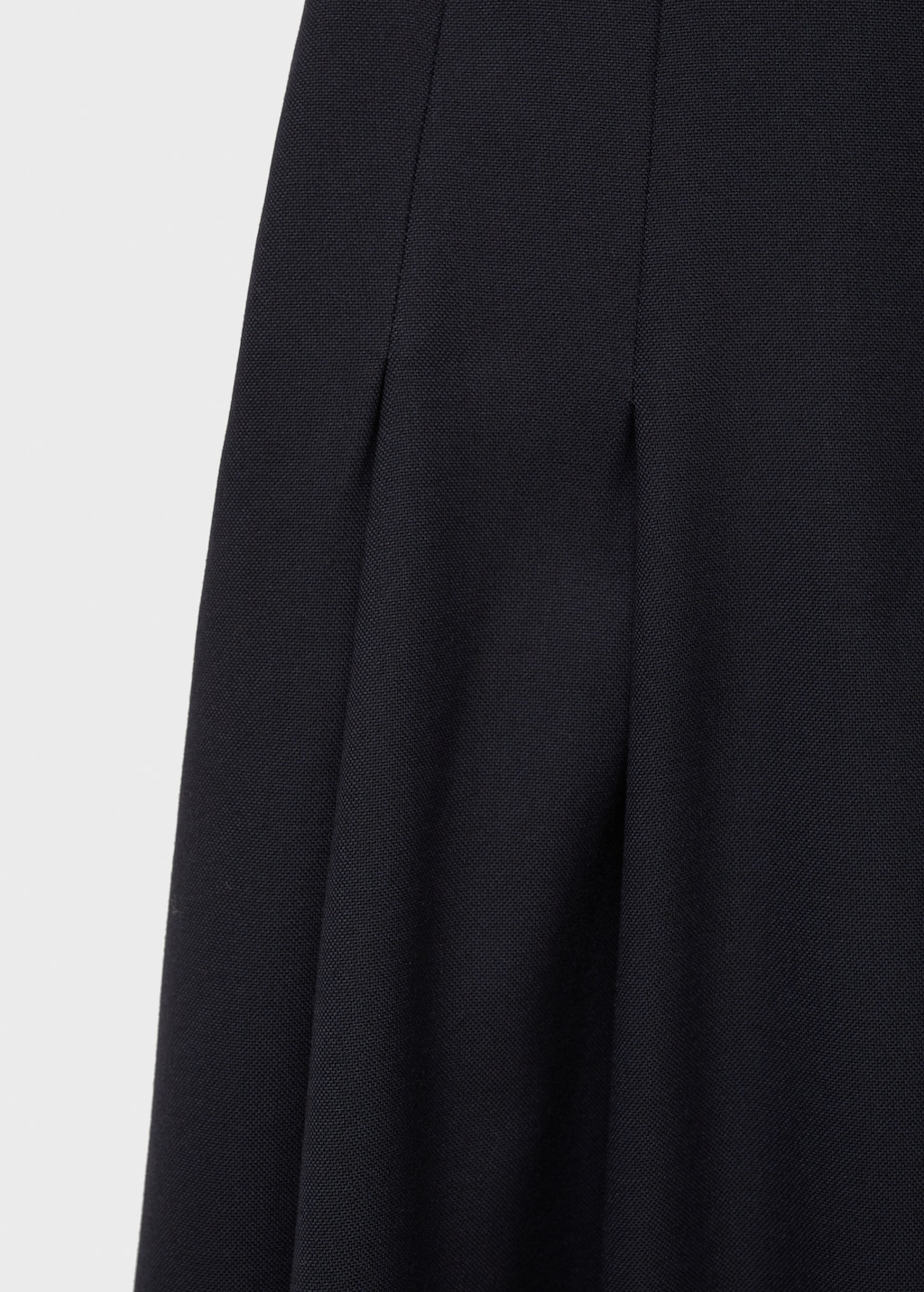 Black pleated flare skirt hot sale