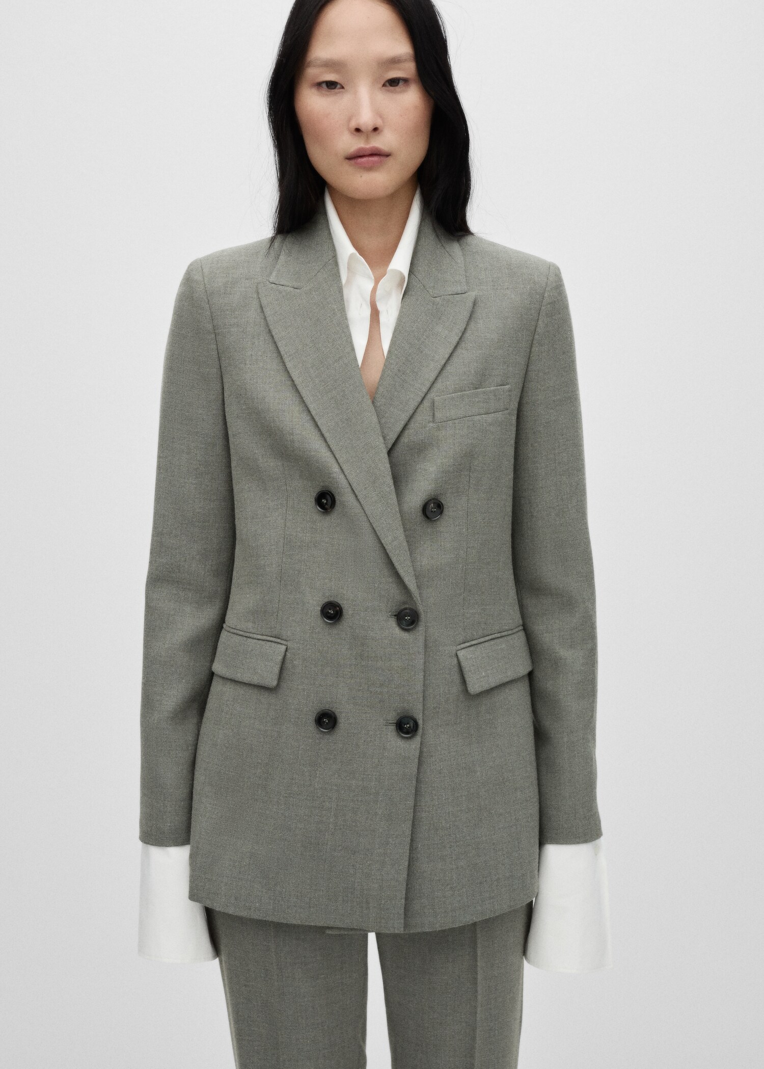 Double-breasted suit jacket - Medium plane