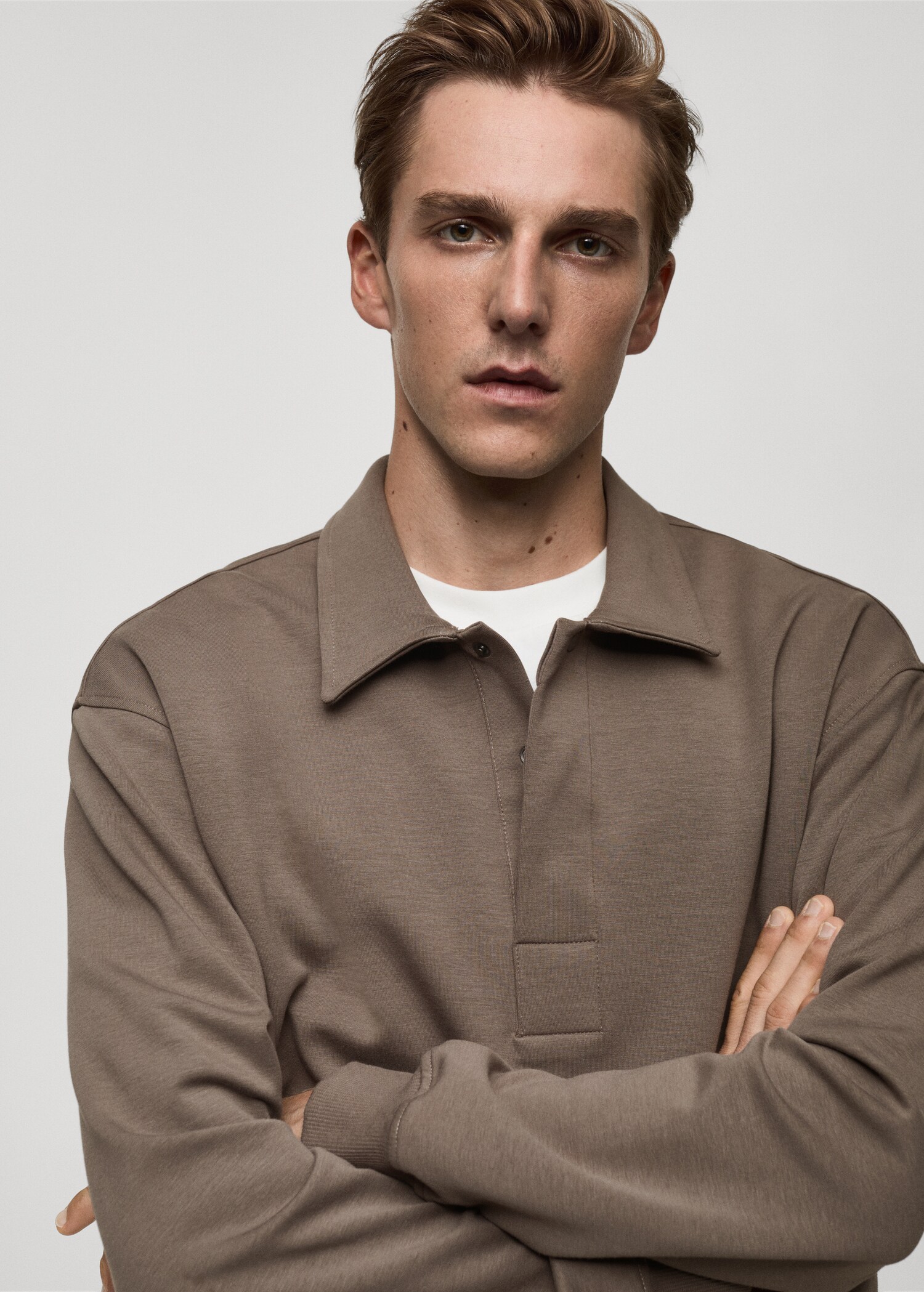 Relaxed Fit-Poloshirt aus Baumwolle - Detail des Artikels 1