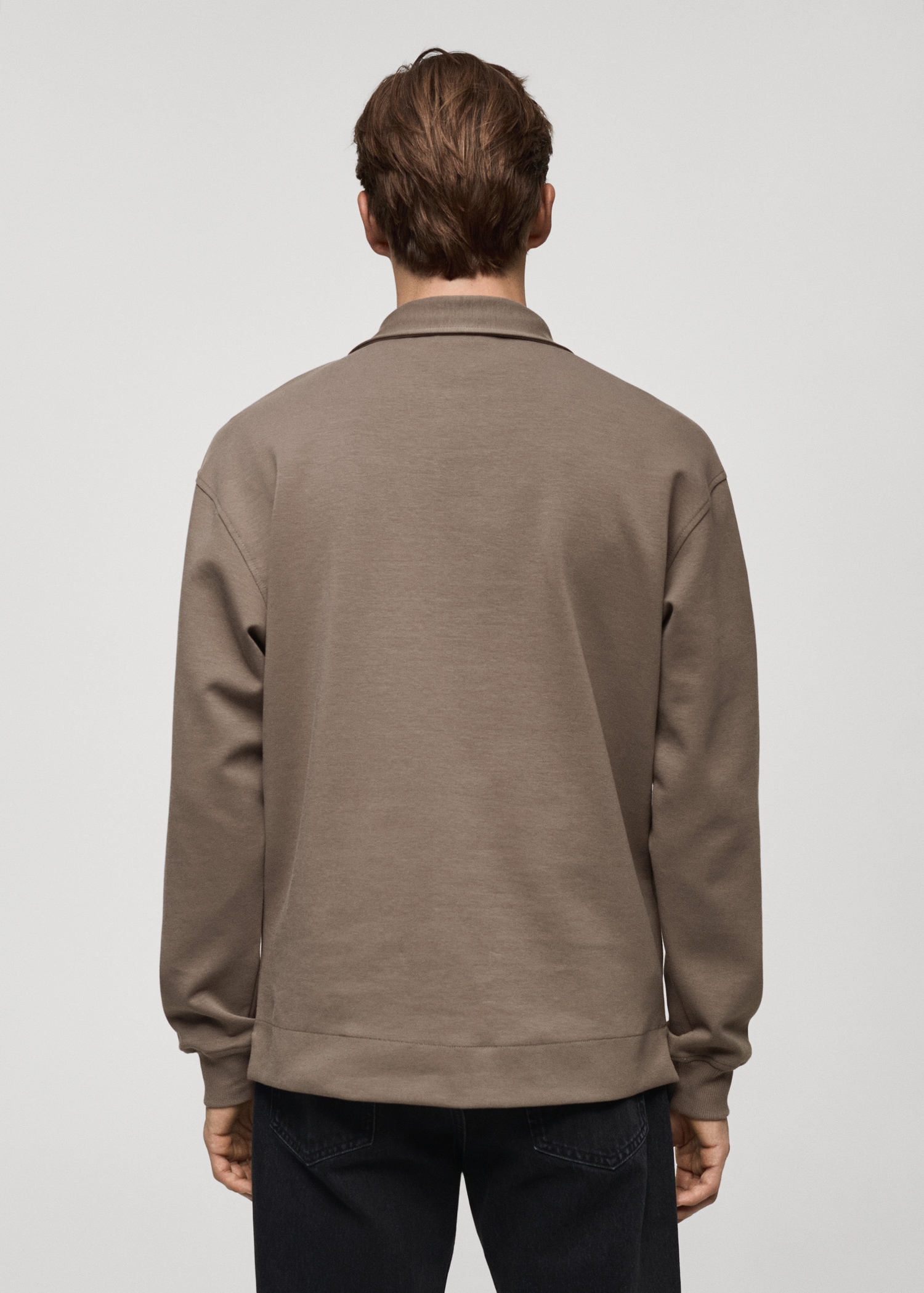 Relaxed Fit-Poloshirt aus Baumwolle - Rückseite des Artikels