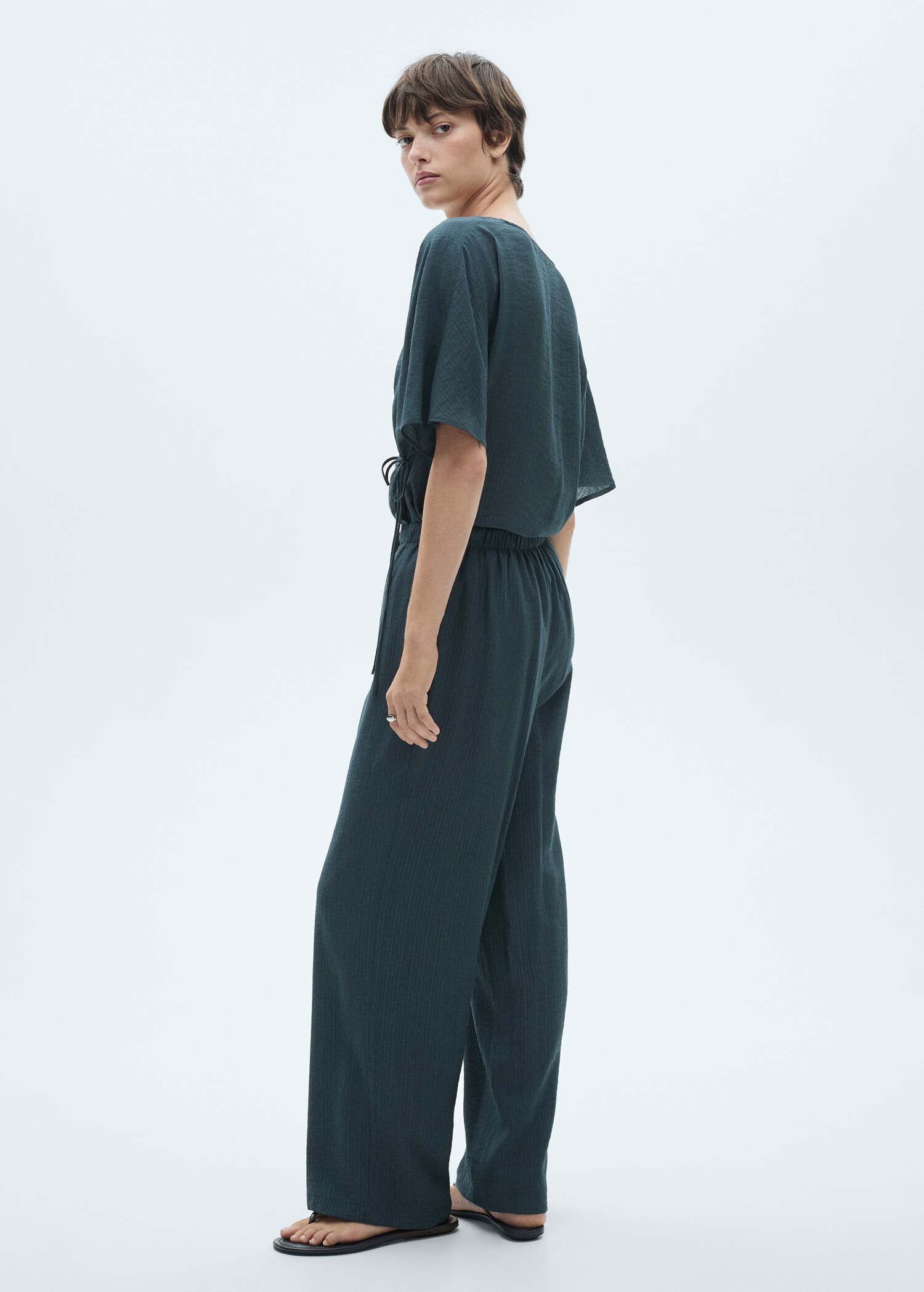 Pantalon fluide nœud - Verso de l’article