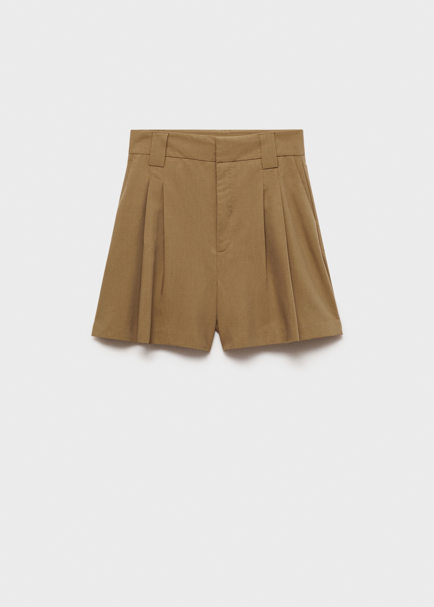 Pleated suit bermuda shorts - Article without model