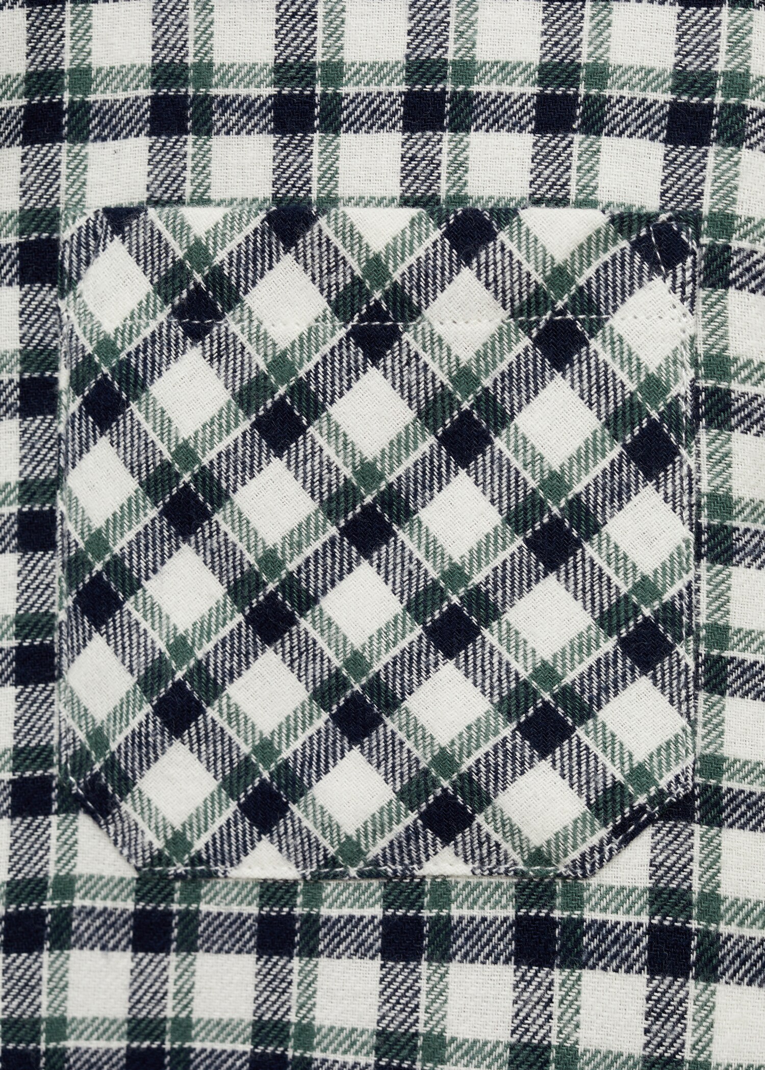 Chemise à carreaux en coton - Détail de l'article 0