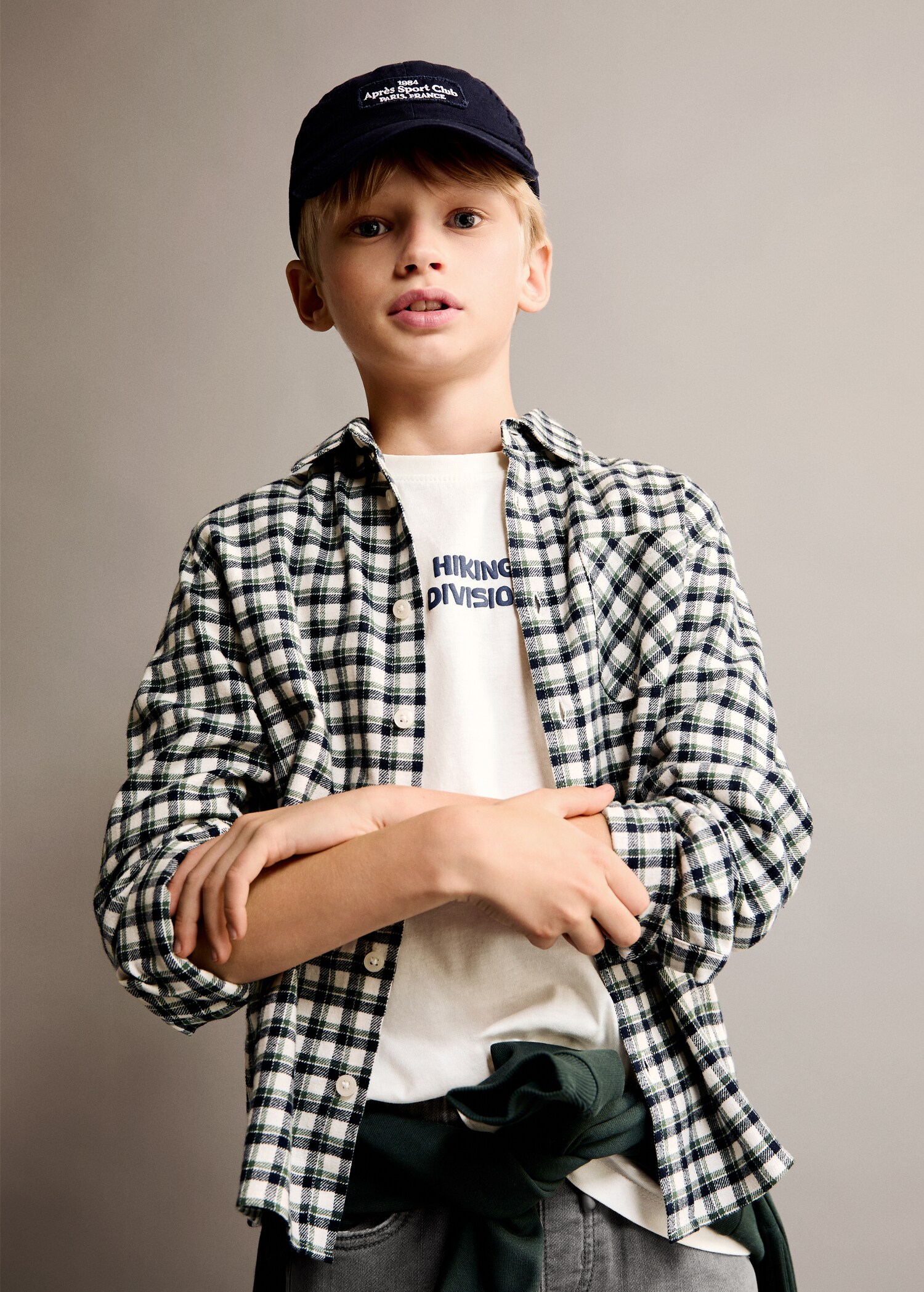 Chemise à carreaux en coton - Détail de l'article 1