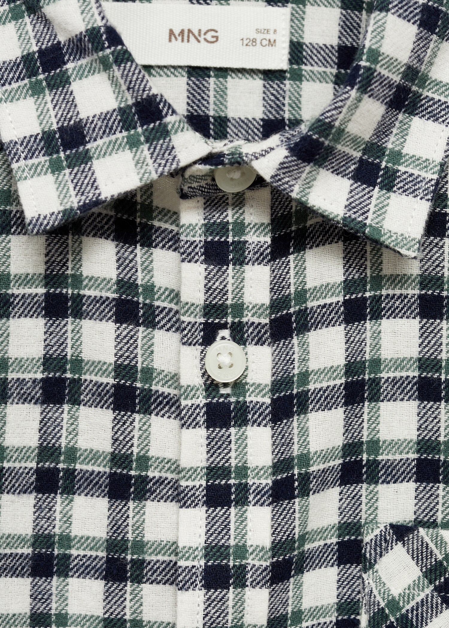 Chemise à carreaux en coton - Détail de l'article 8