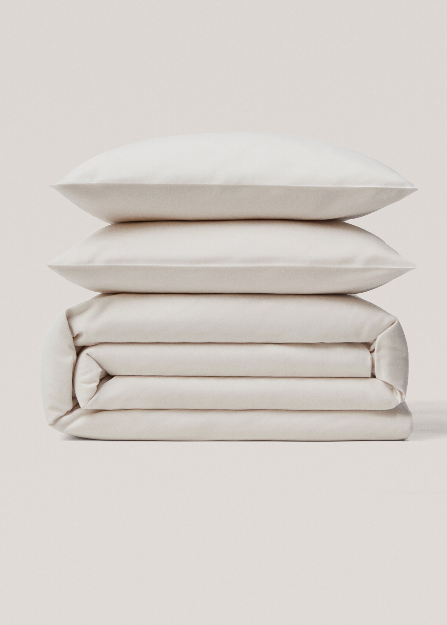 Plain flannel duvet cover Single bed - Article without model