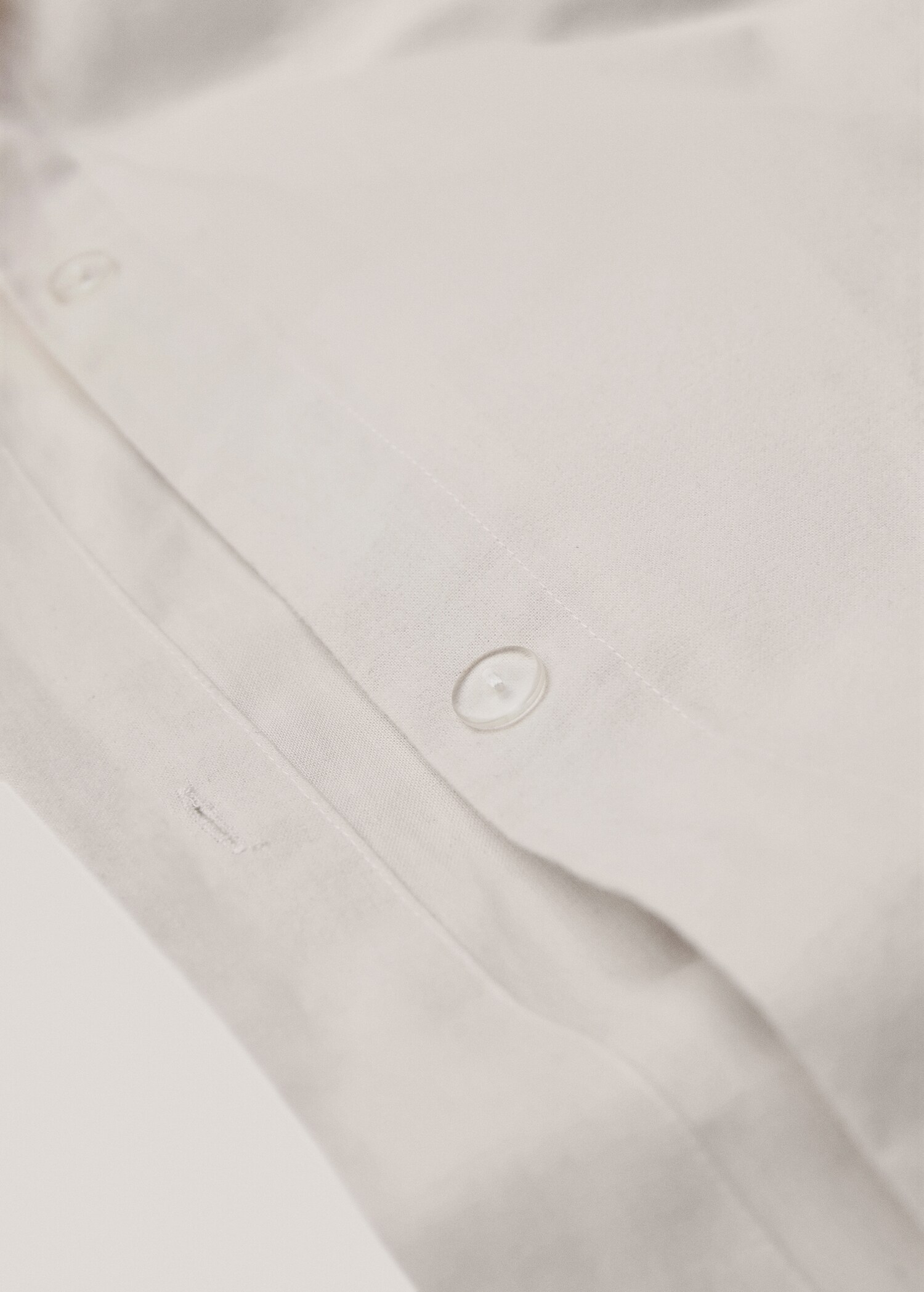 Plain flannel duvet cover Single bed - Details of the article 1