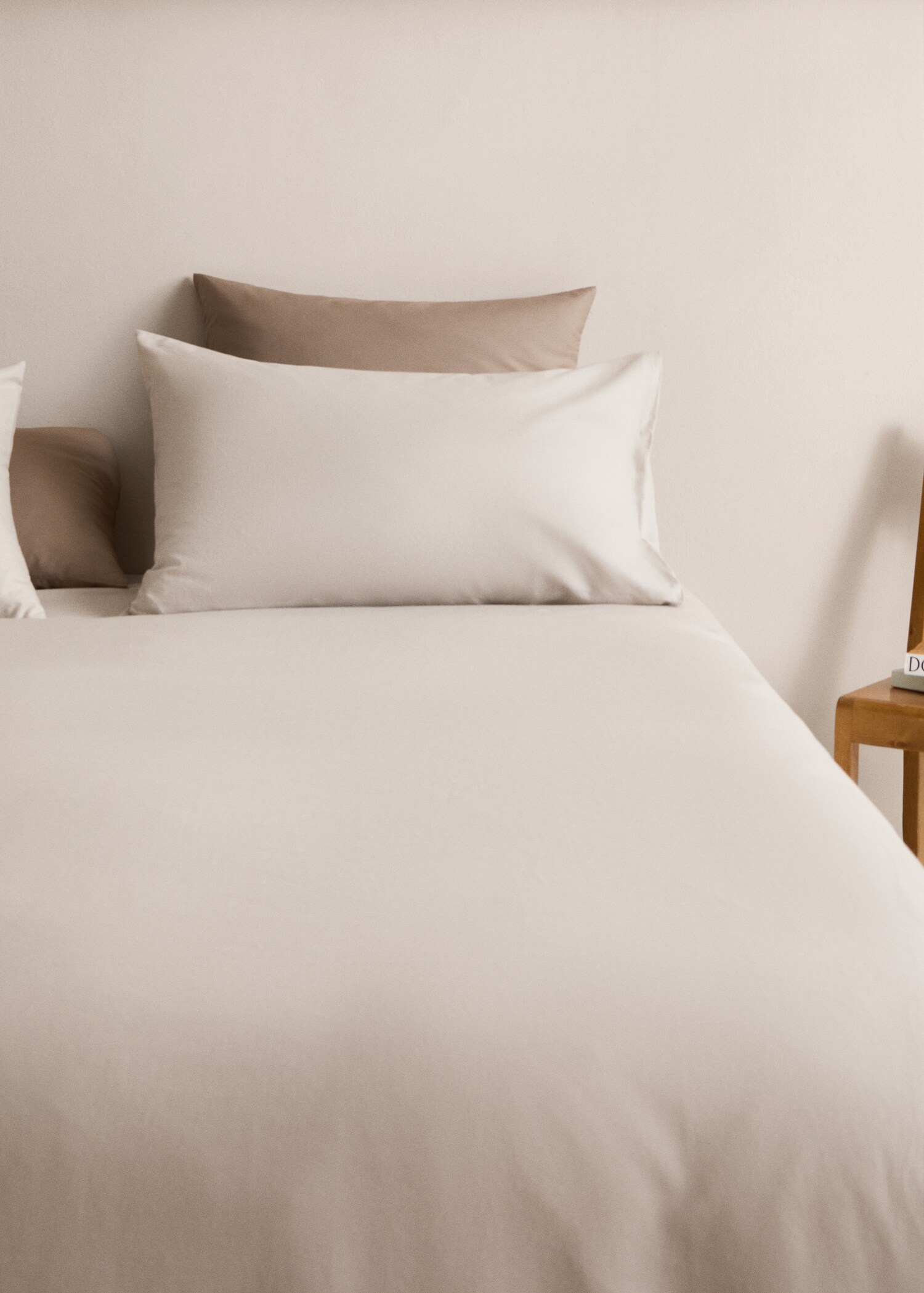 Plain flannel duvet cover Single bed - Details of the article 7