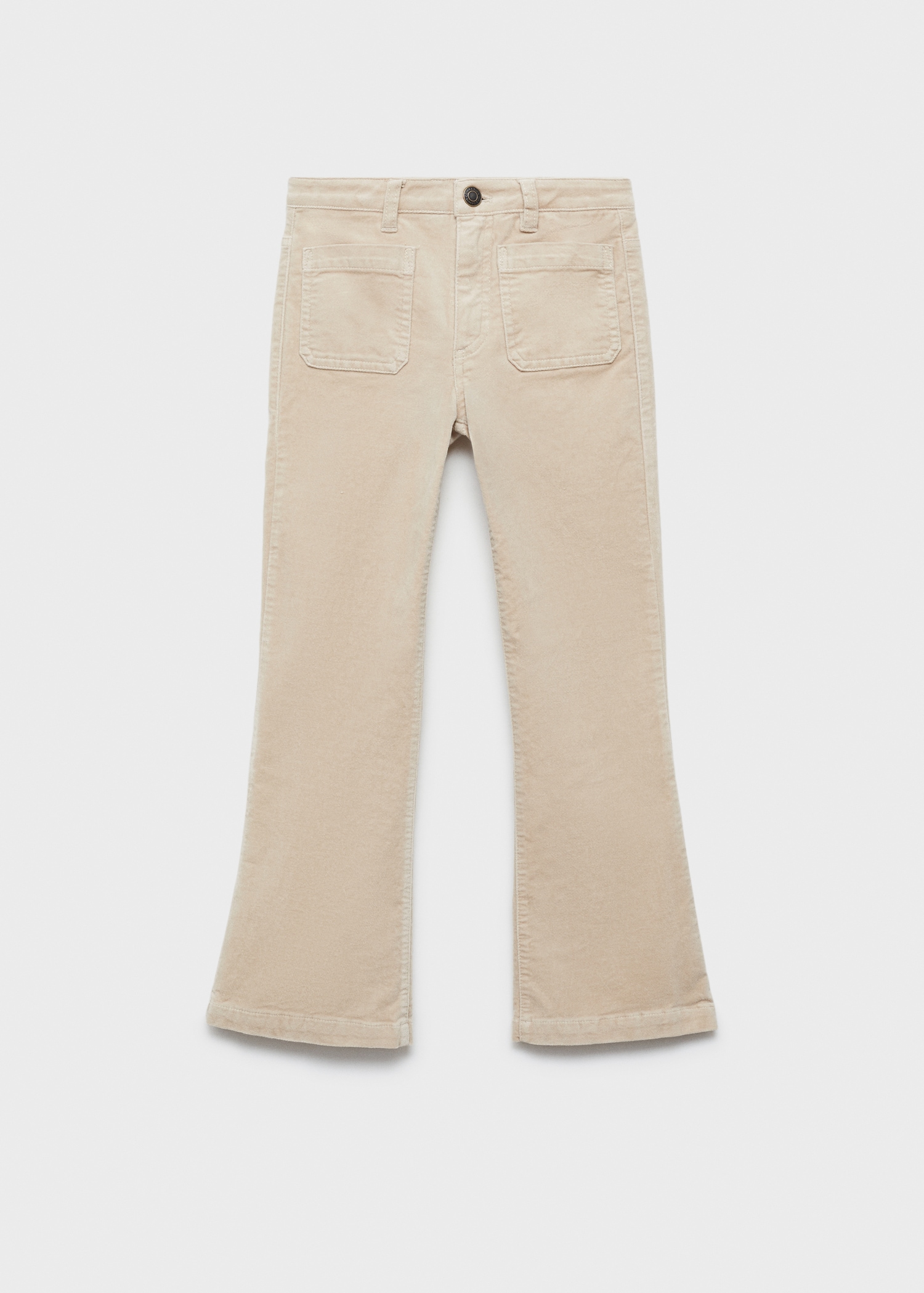 Velvet flared trousers - Article without model