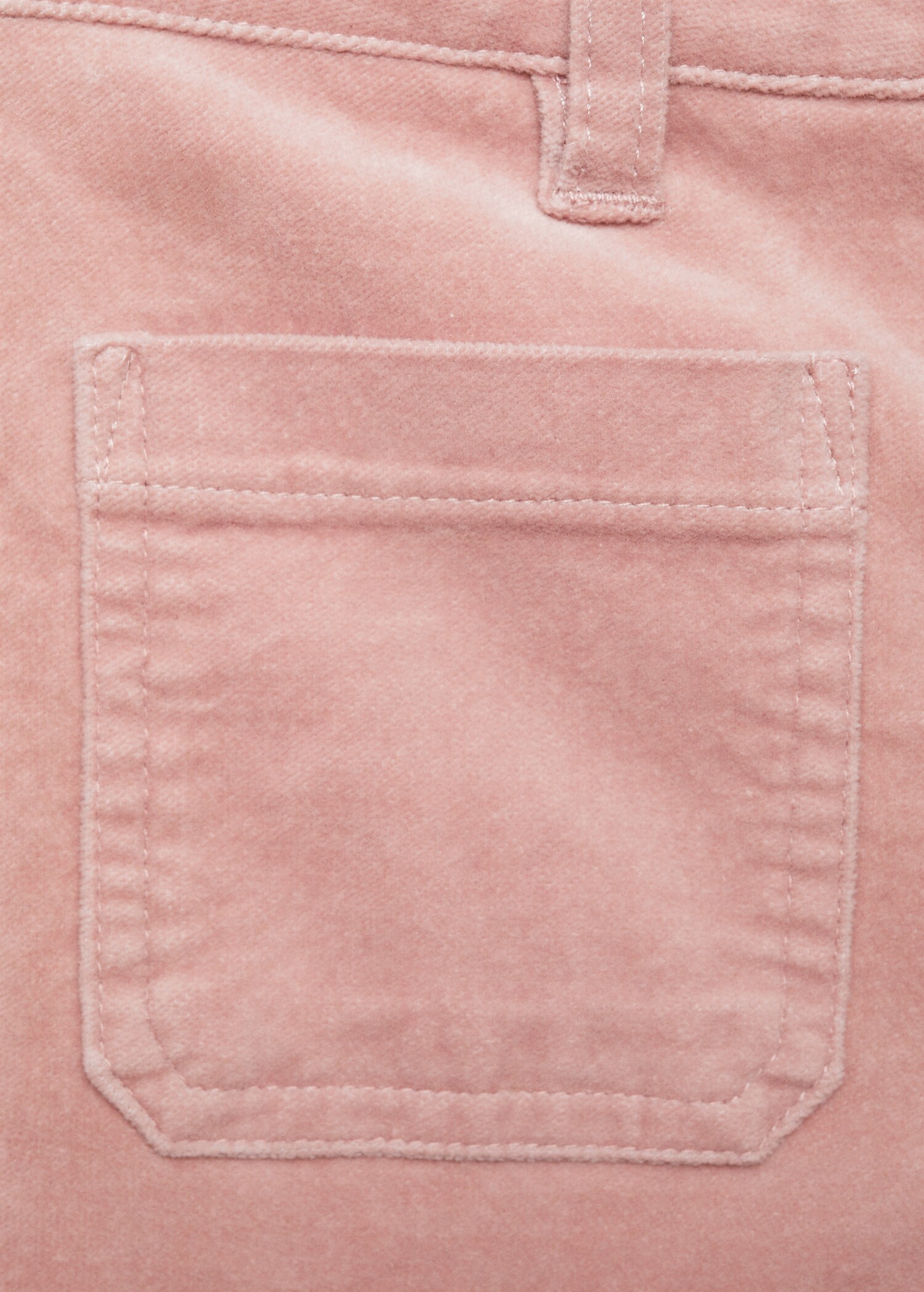 Velvet flared trousers - Details of the article 8