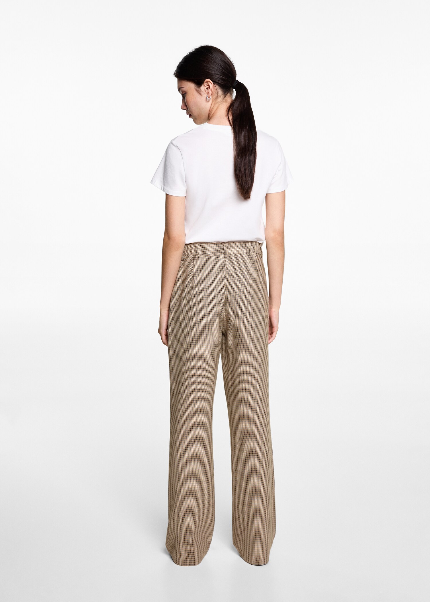 Pantalon de costume en pied-de-poule - Verso de l’article