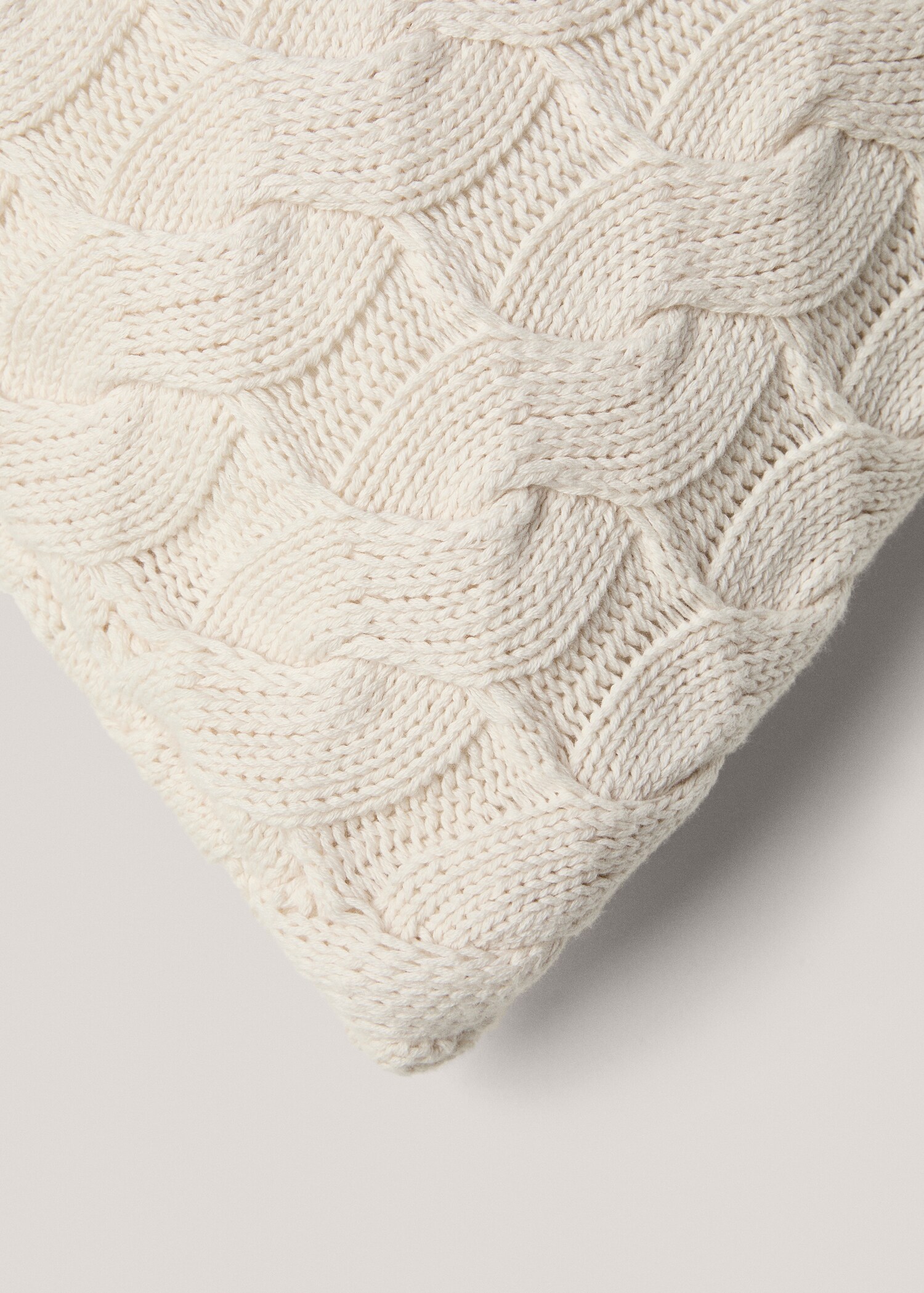 100% cotton braided knit cushion cover 17.7x17.7in - Details of the article 2