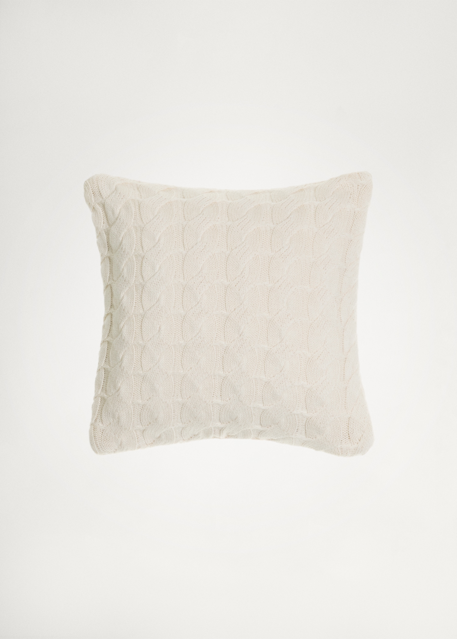 100% cotton braided-stitch cushion cover 45x45cm - Details of the article 5