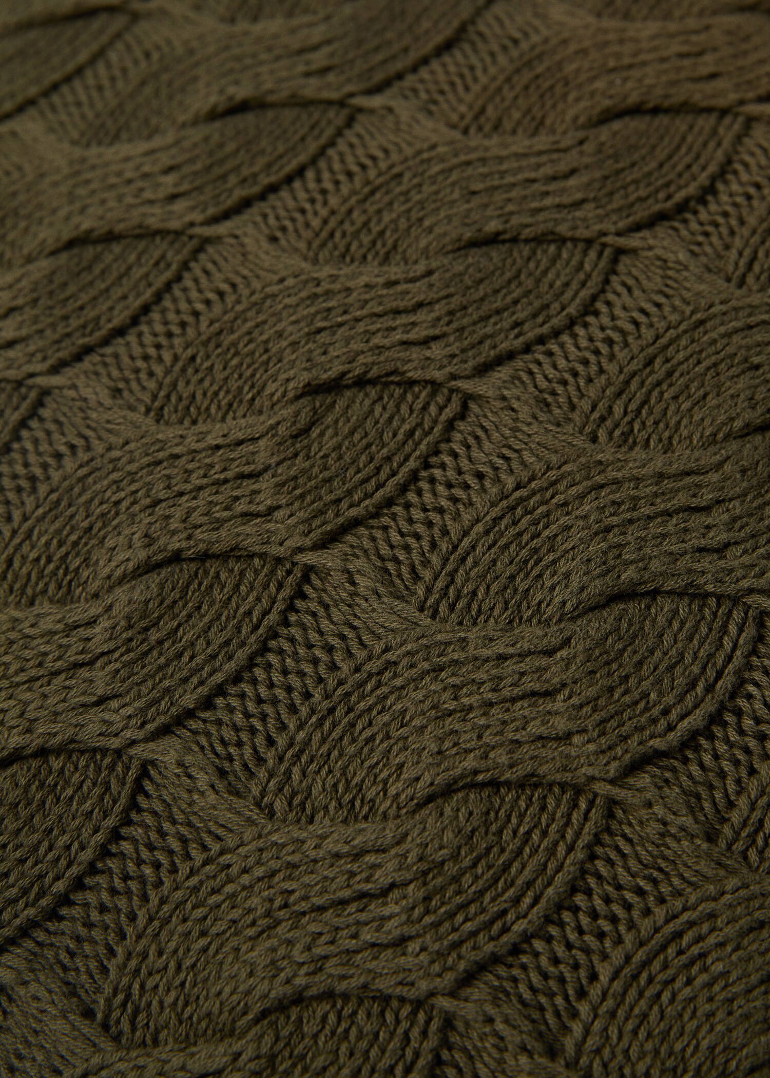 100% cotton braided knit cushion cover 17.7x17.7in - Details of the article 3
