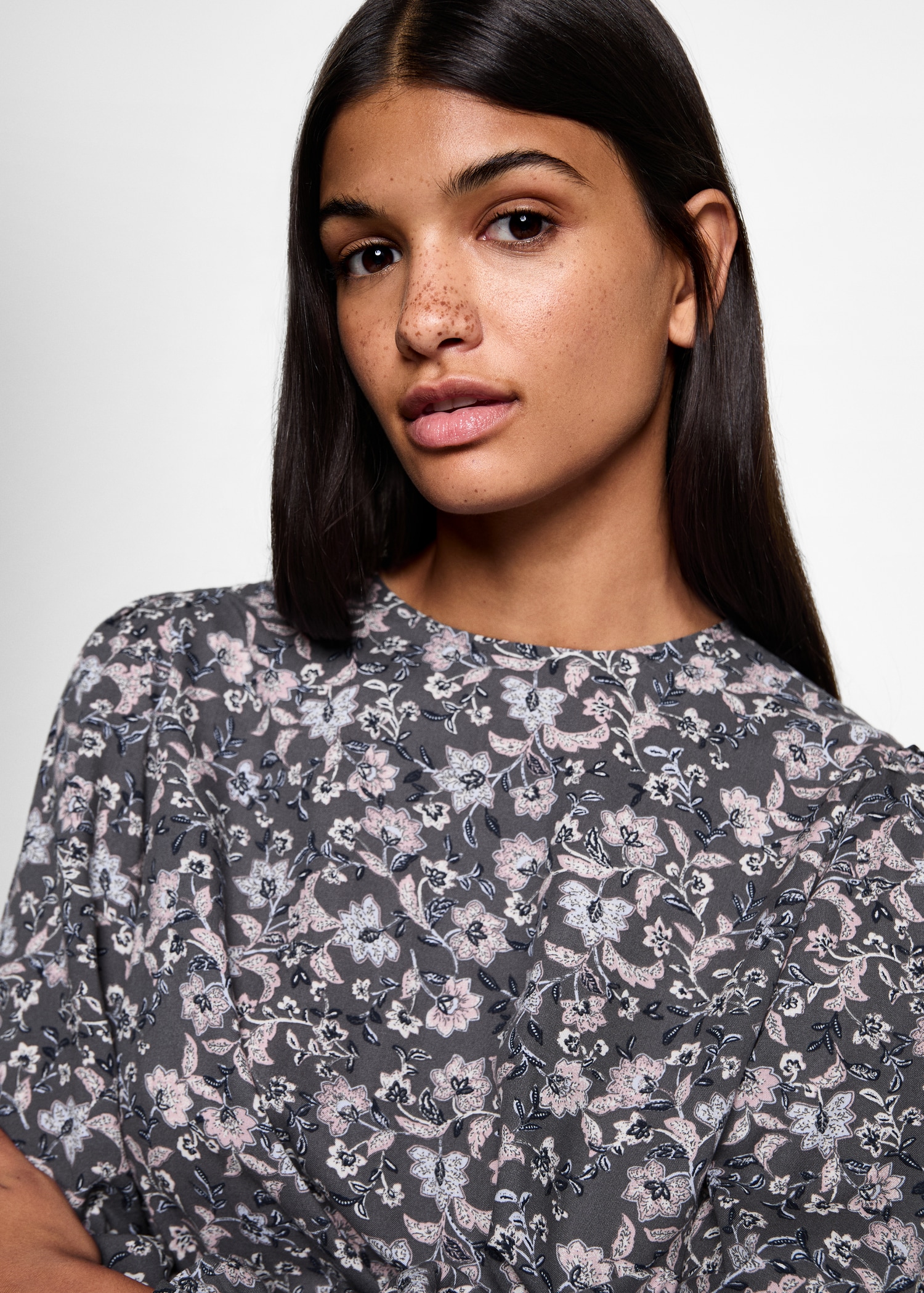 Floral print blouse - Details of the article 1