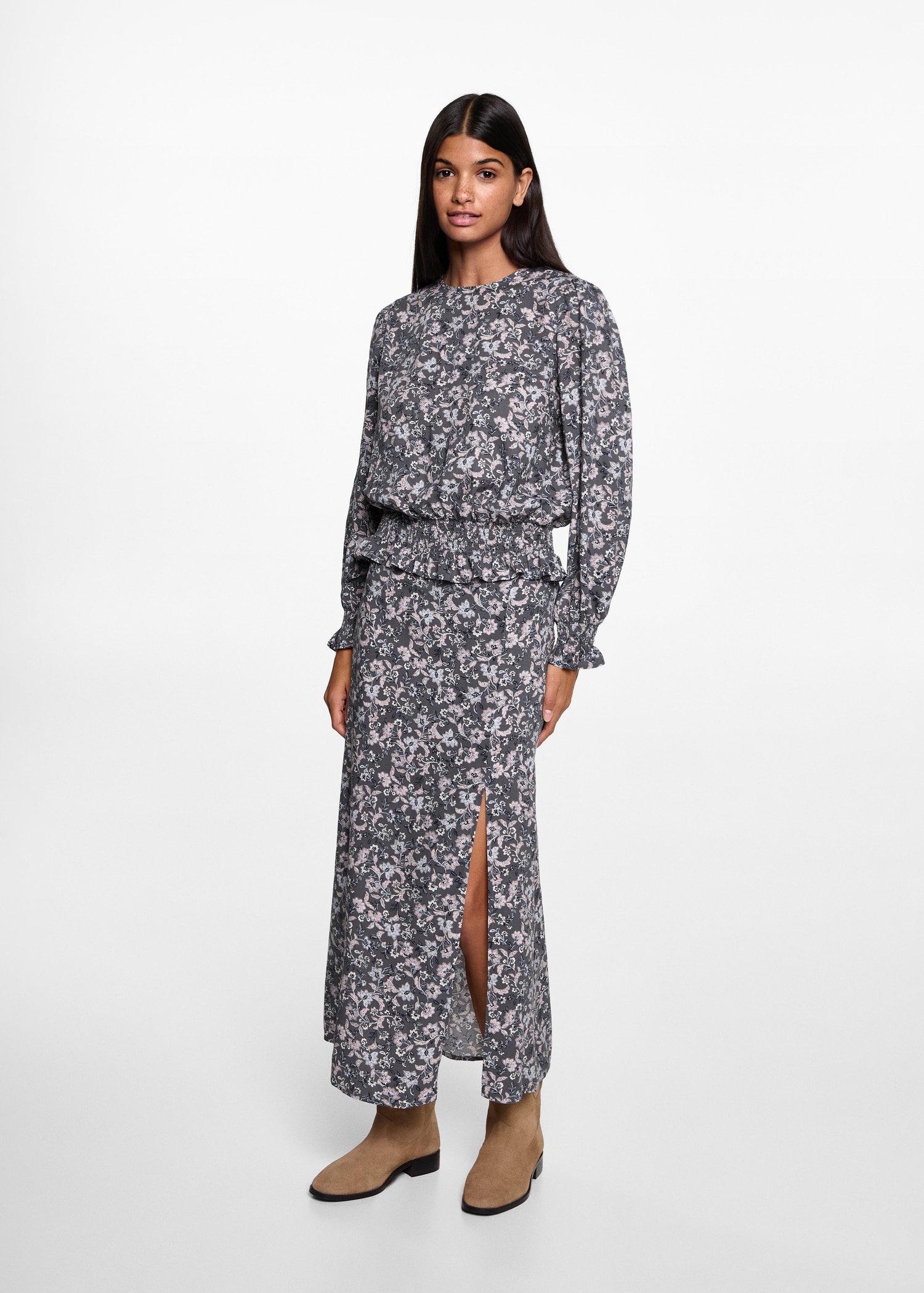 Floral print blouse - Details of the article 2
