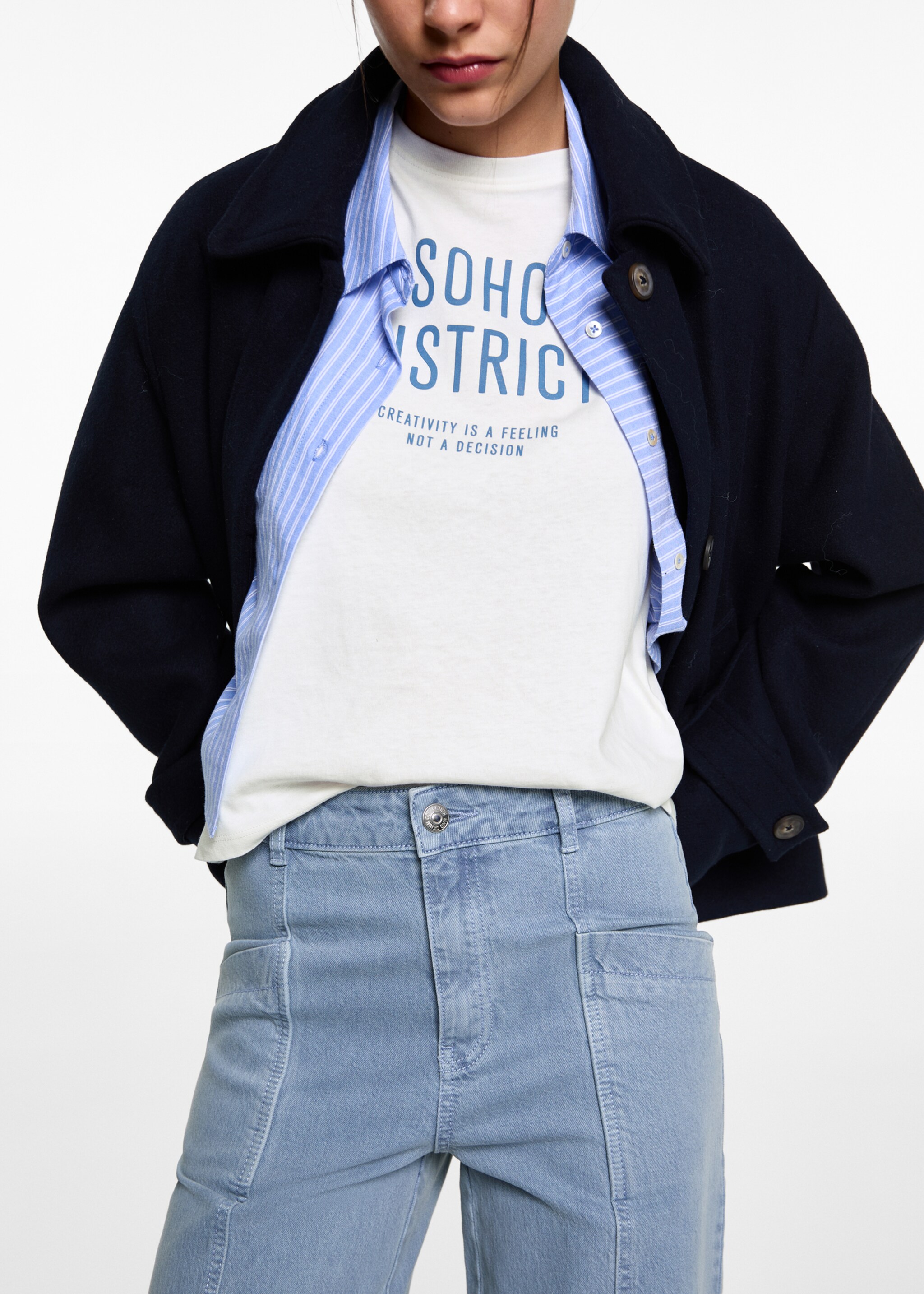 Jeans culotte bolsillos - Detalle del artículo 1