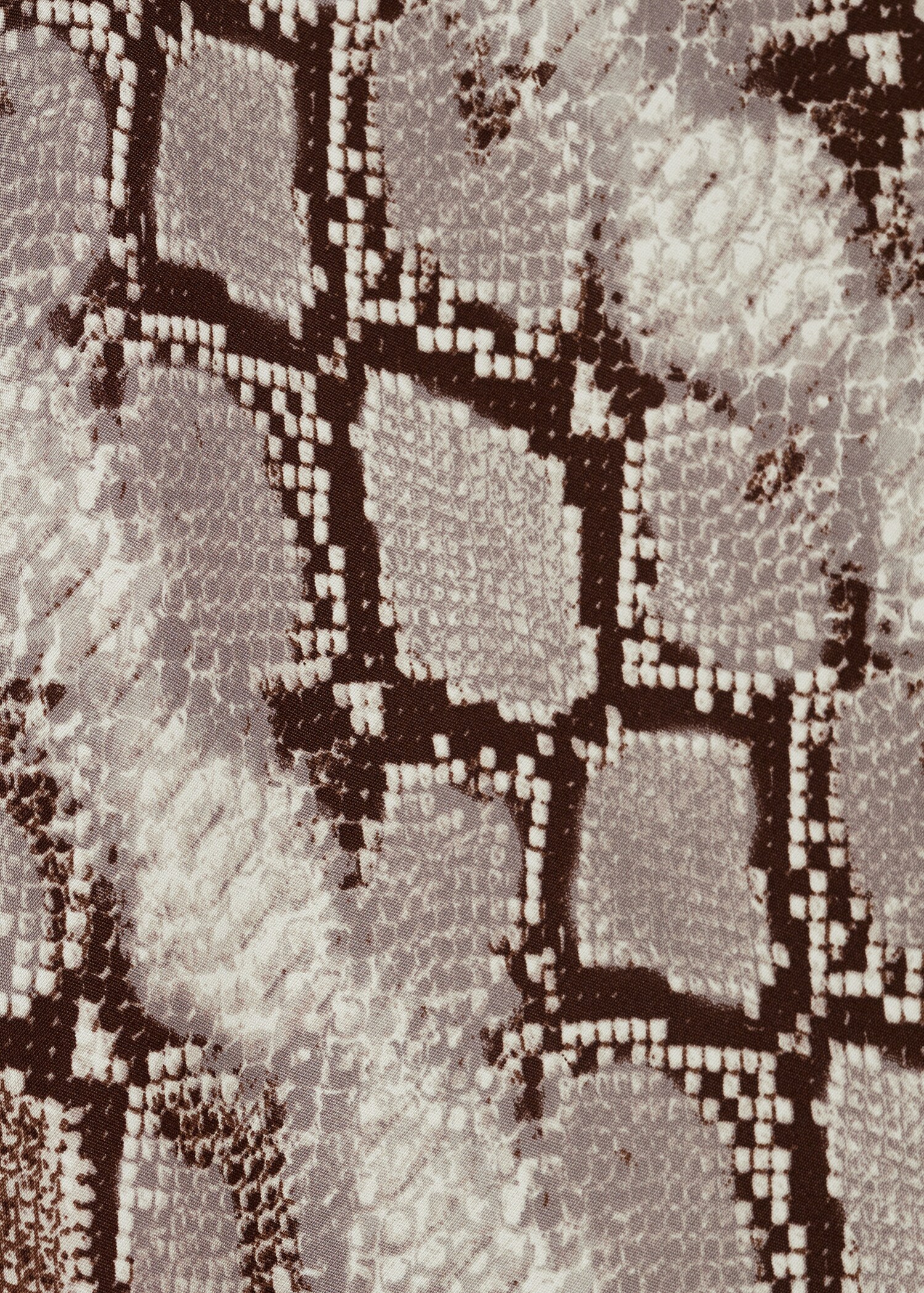 Long animal-print skirt - Details of the article 8
