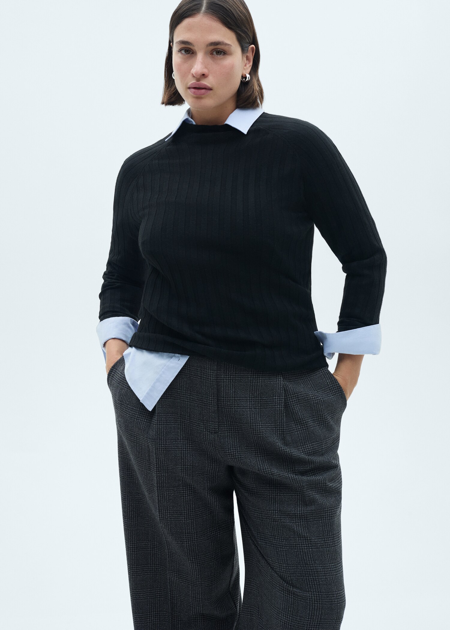 Tweed straight trousers - Details of the article 5