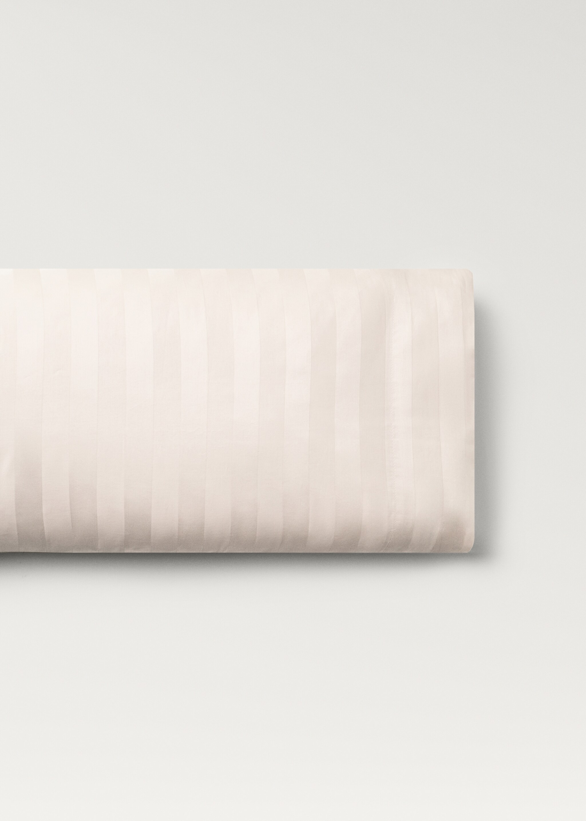 Multi-stripe satin pillowcase  45x110cm - Article without model