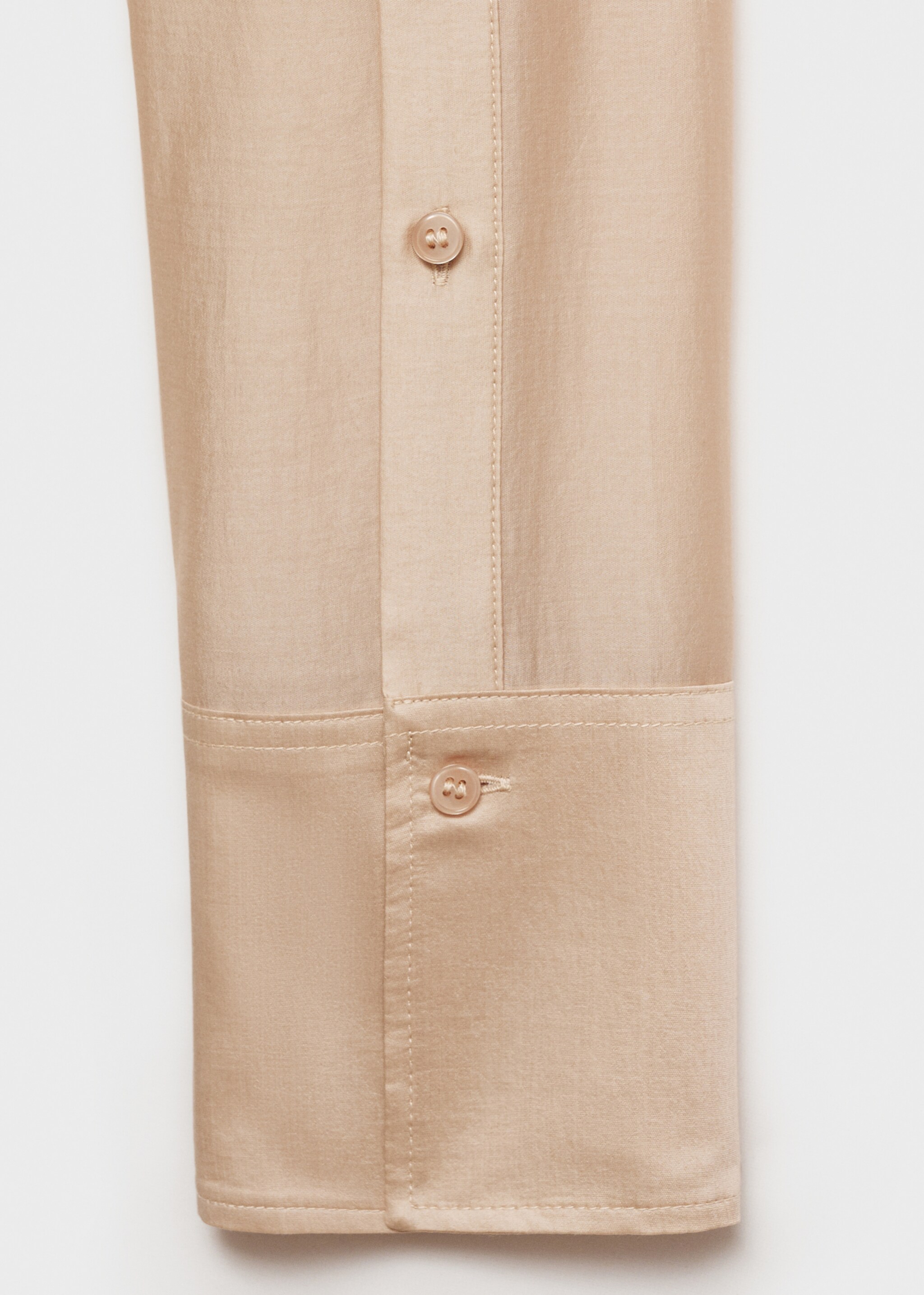 Satin lyocell shirt - Деталь изделия 0
