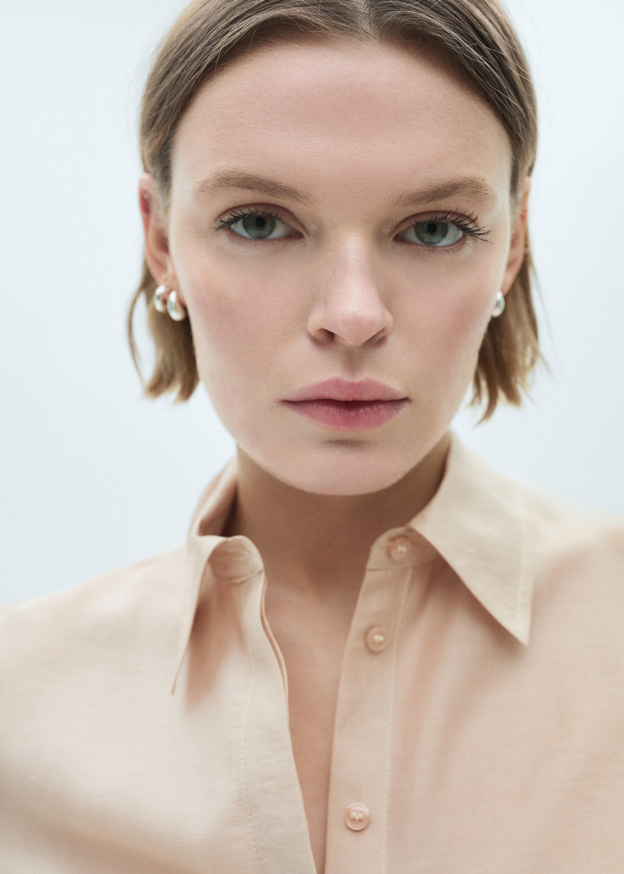Satin lyocell shirt - Деталь изделия 1