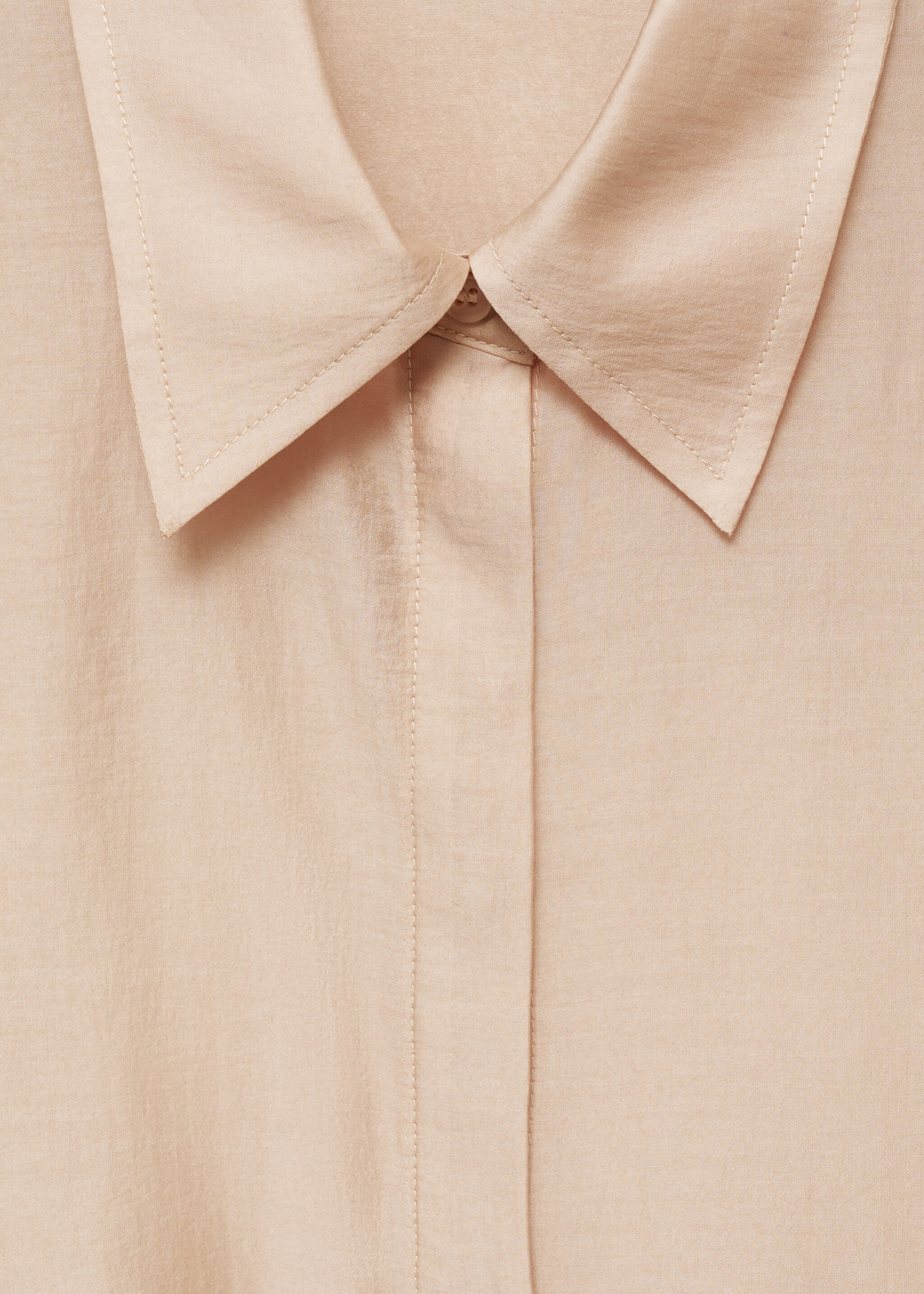 Satin lyocell shirt - Деталь изделия 8
