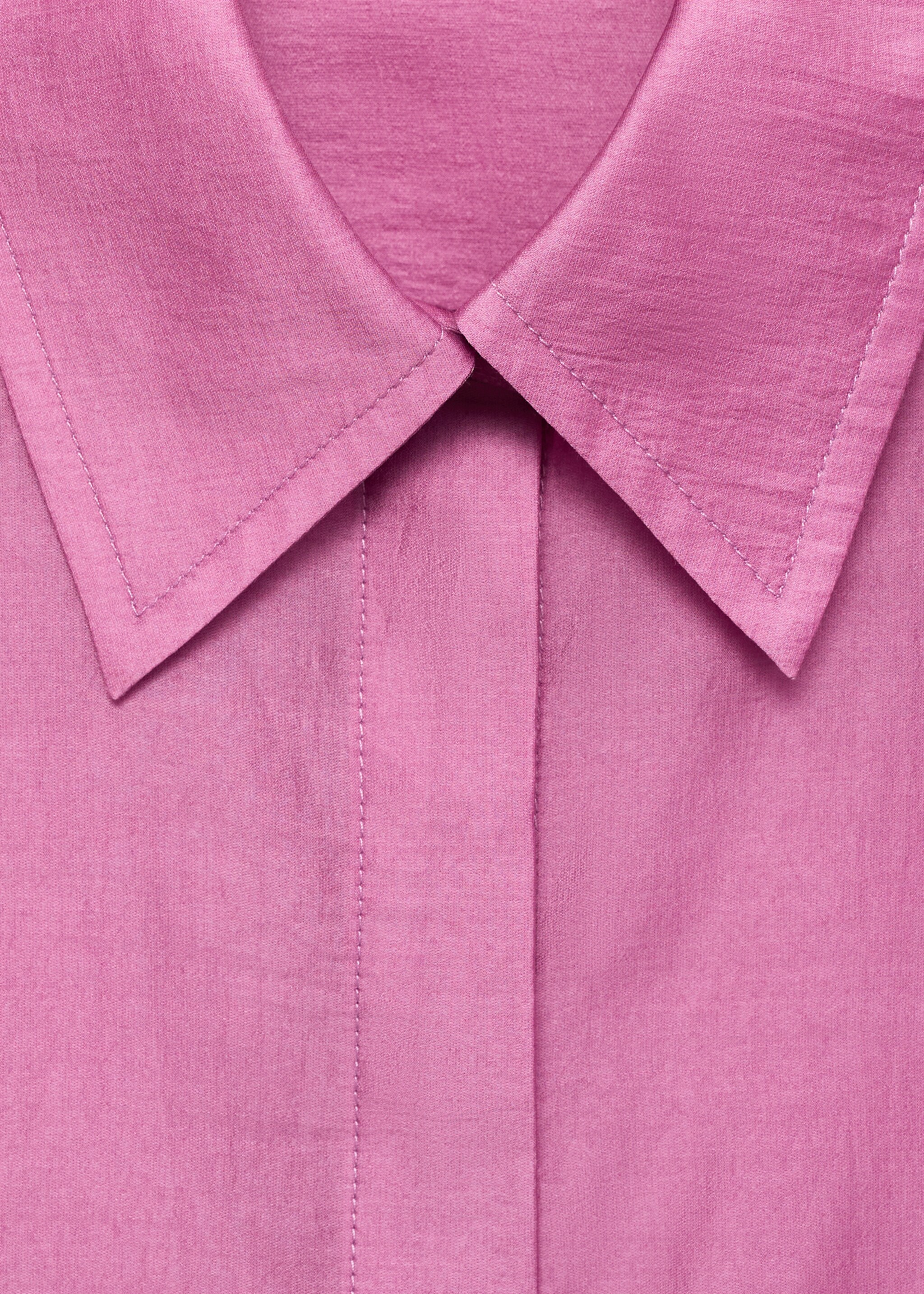 Satin lyocell shirt - Деталь изделия 8