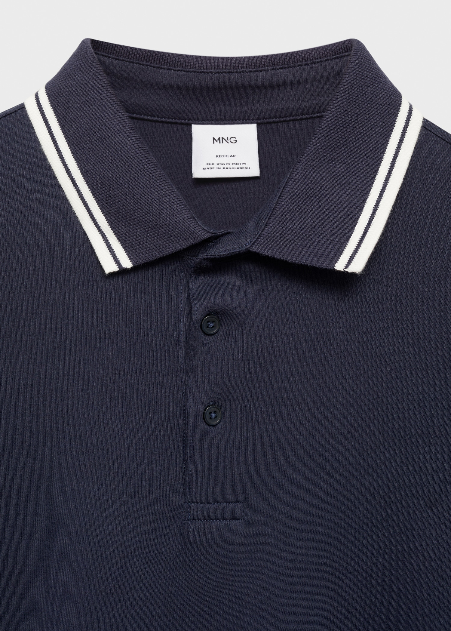 Polo 100 % coton liserés contrastants - Détail de l'article 8