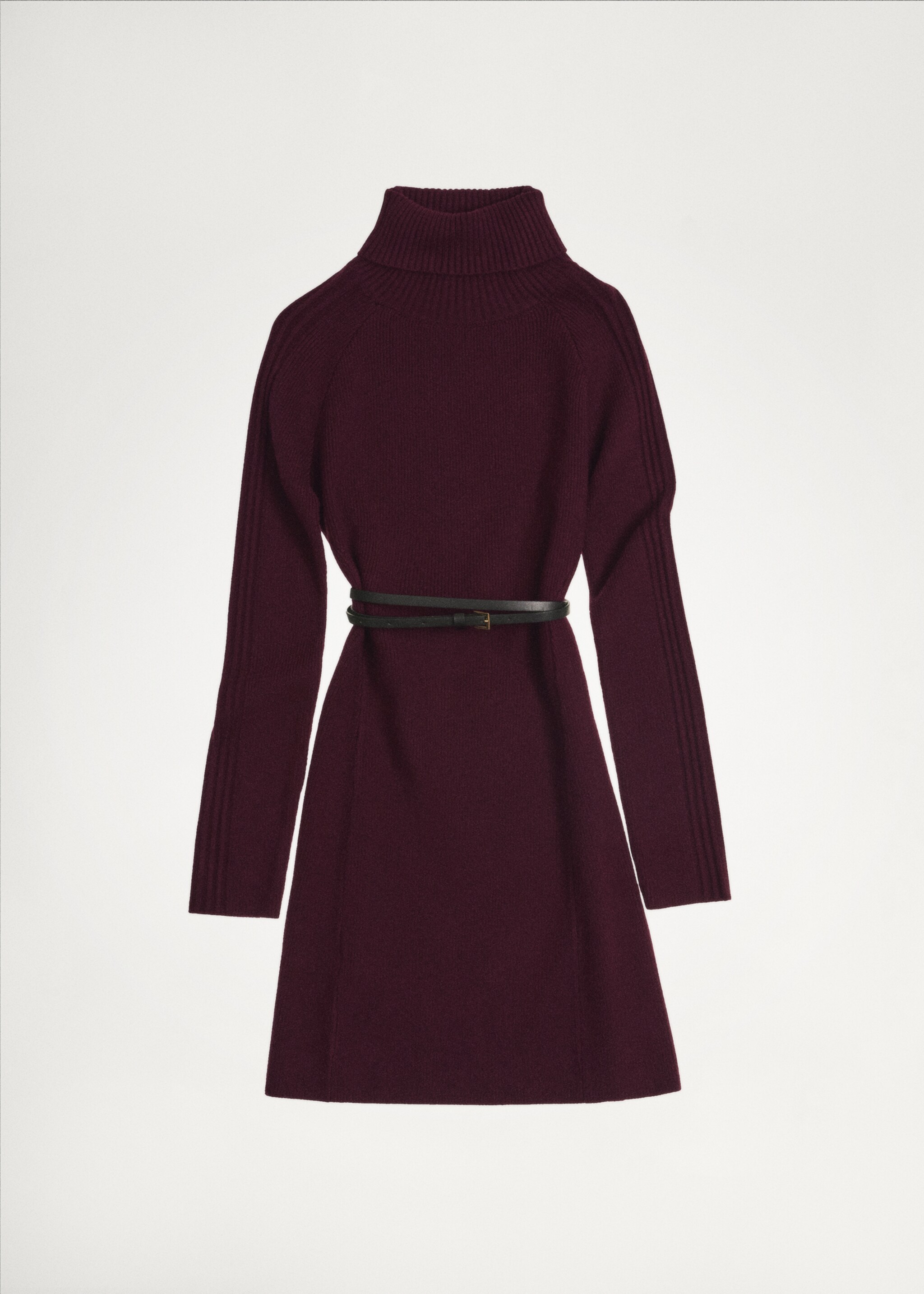 Short knitted turtleneck dress - Details of the article 6