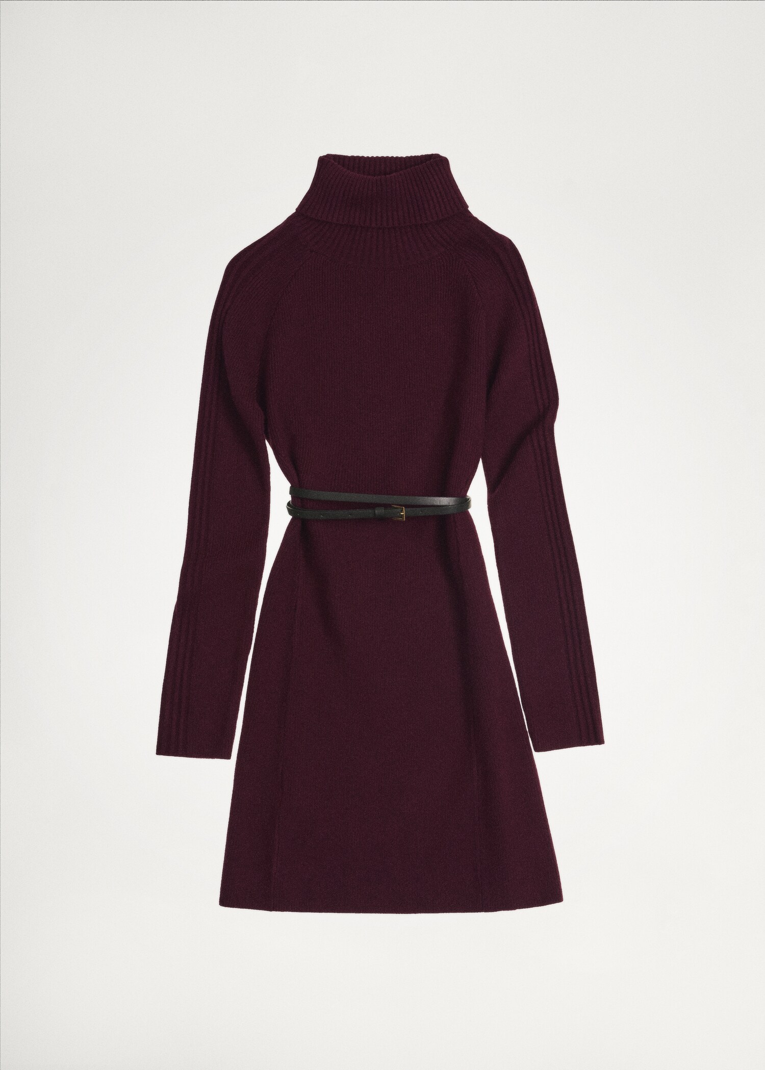 Short knitted turtleneck dress - Details of the article 6