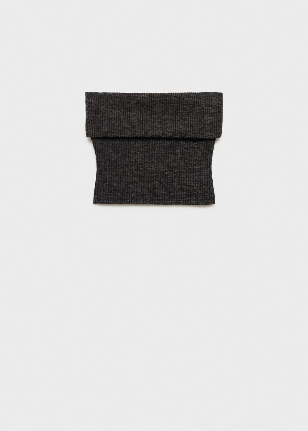 Top with turn-down neckline