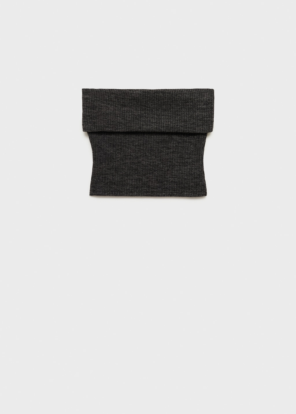 Top with turn-down neckline