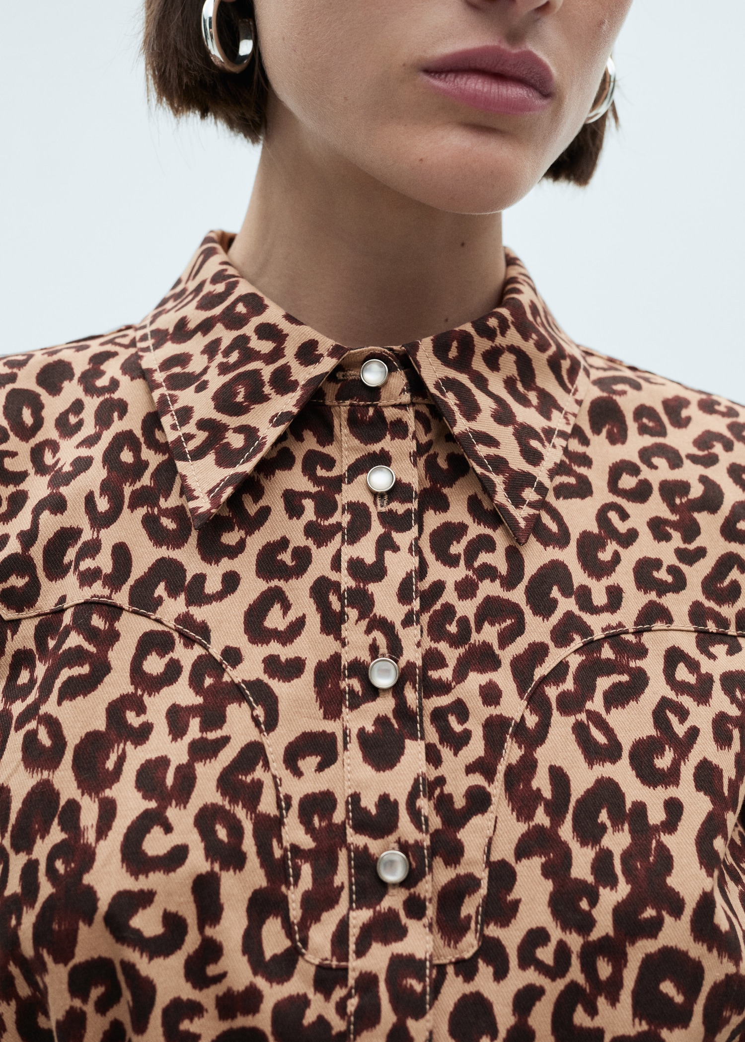 mango leopard print shirt dress Leopard-print shirt dress with belt