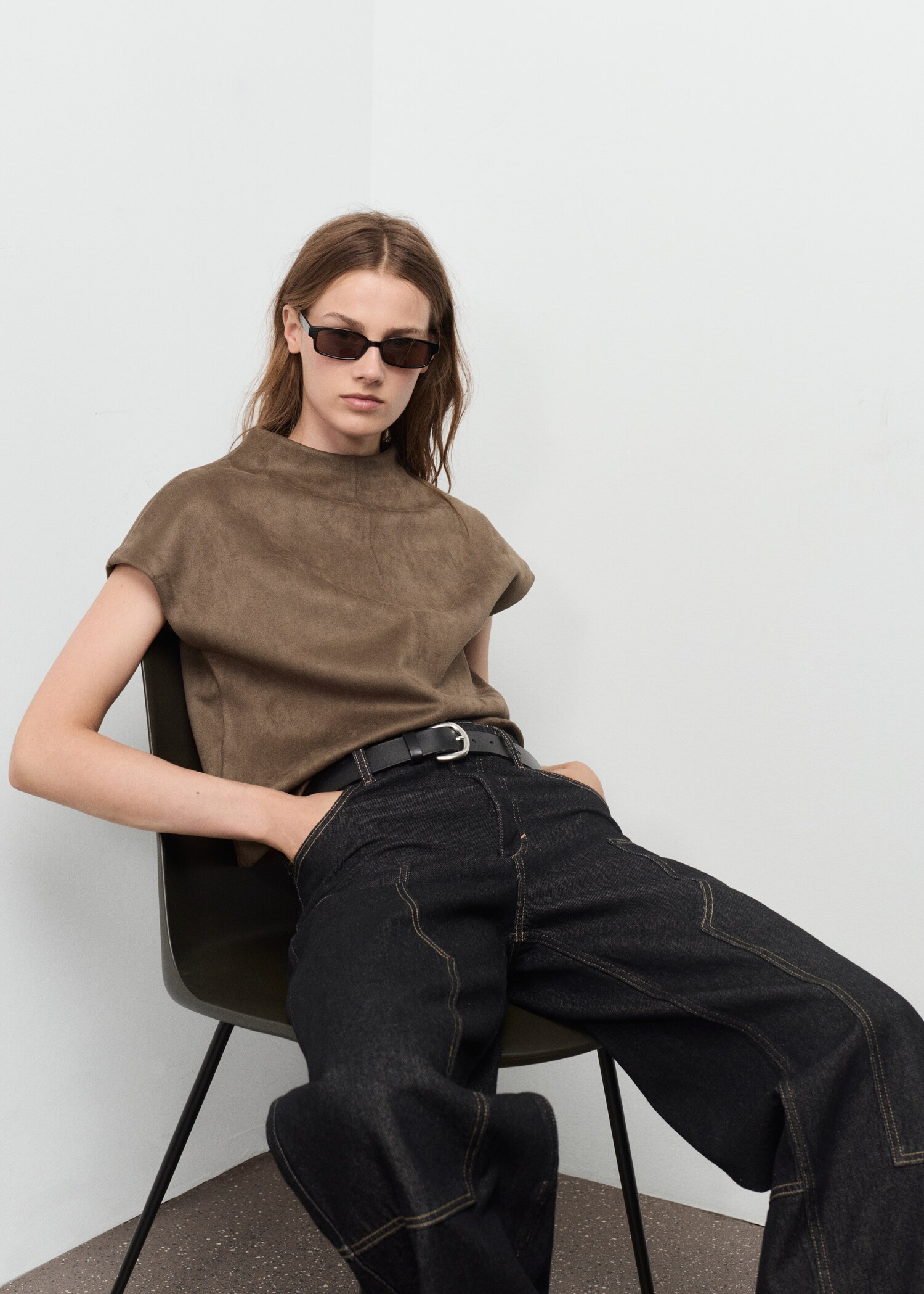 T-shirt simili-cuir - Détail de l'article 2