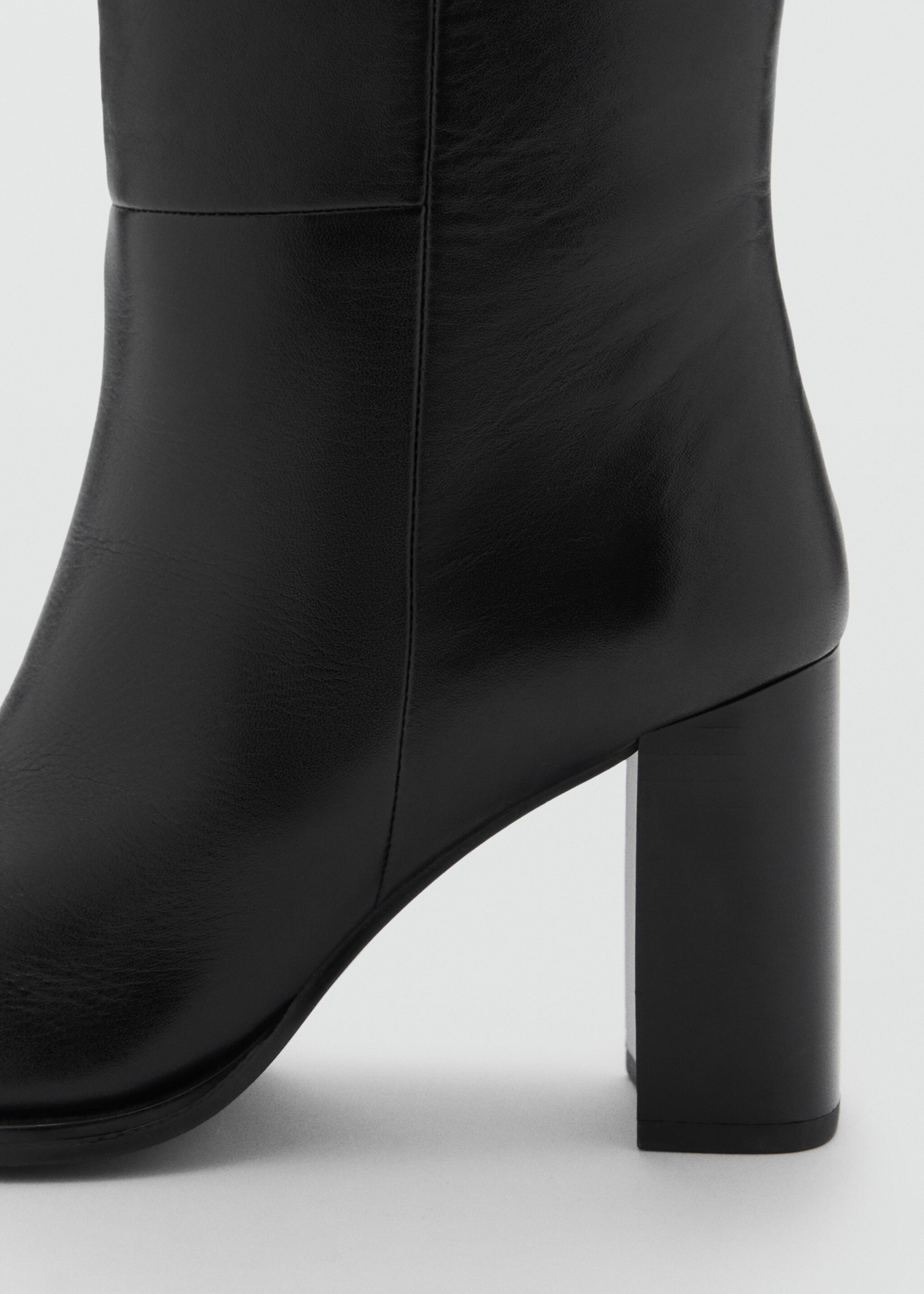 Bottes hautes talon cuir - Détail de l'article 1